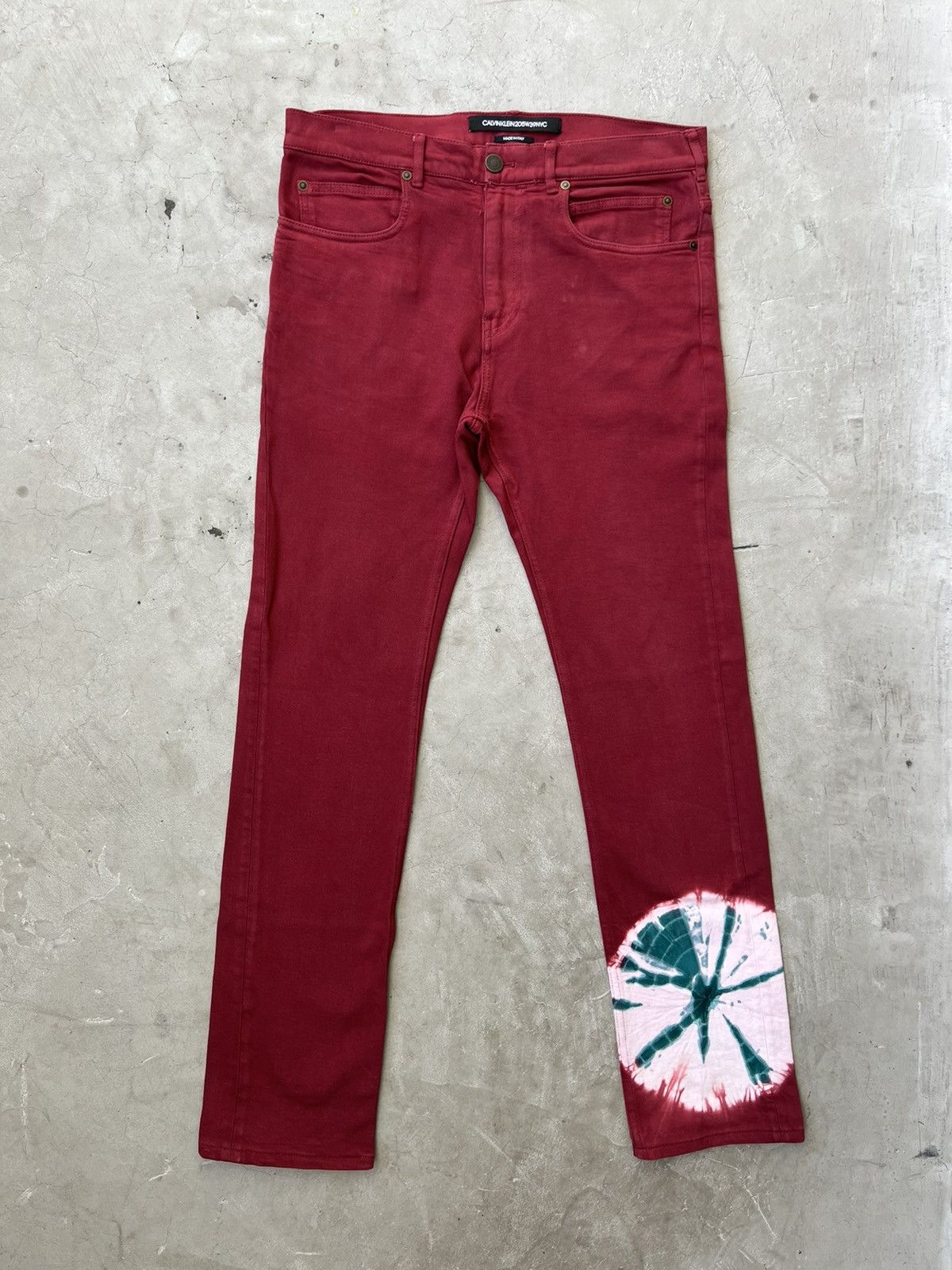 image of Ss/19 Calvin Klein 205W39Nyc Tie Dye Pants, Men's (Size 32)