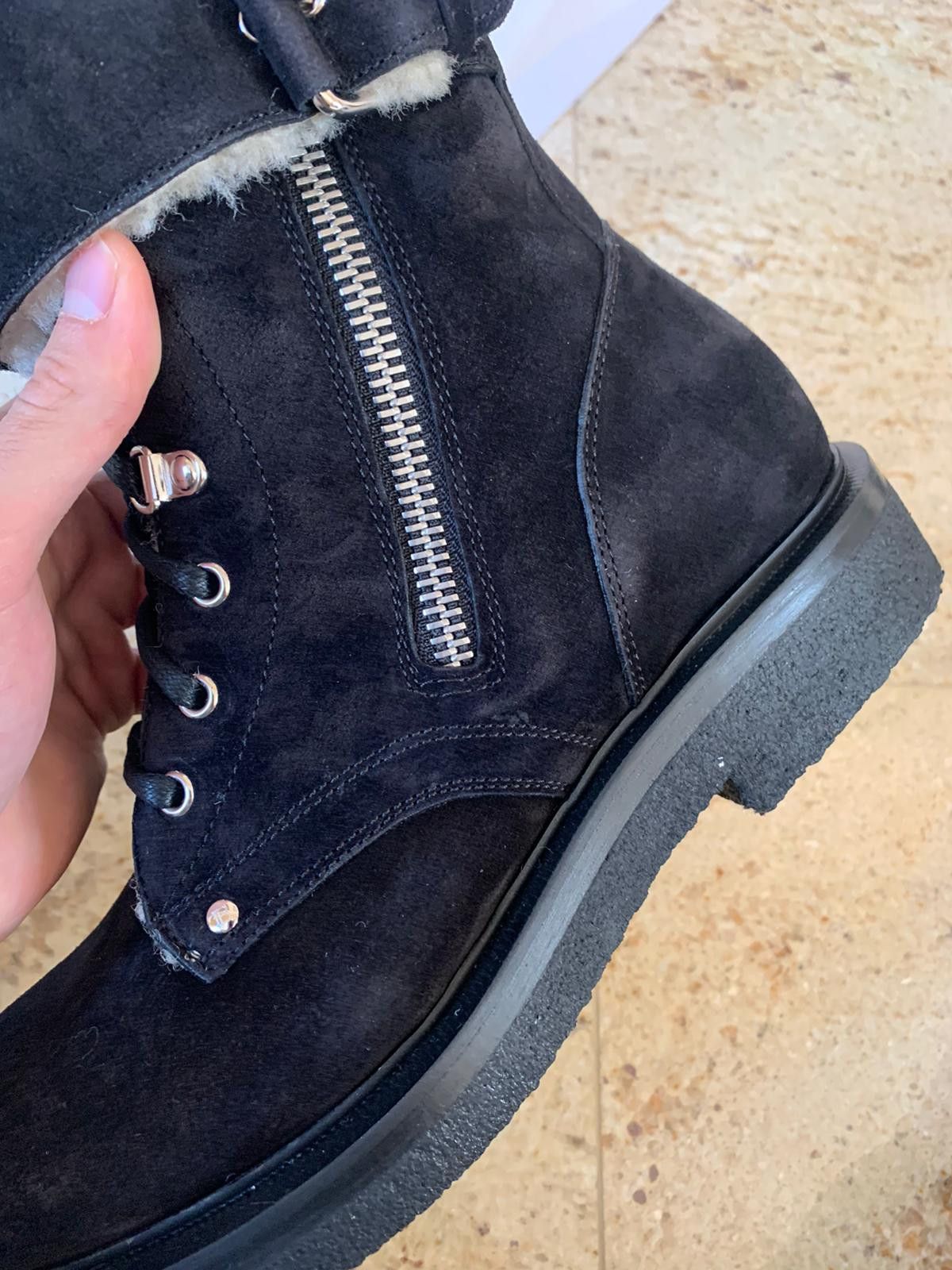 Balmain Shearling Buckle Boots in Black Size US 10 / EU 43 - 13 Thumbnail