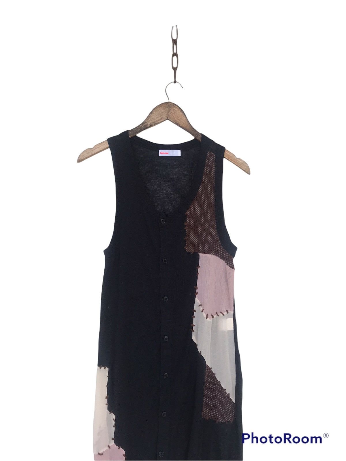 Issey Miyake 💥Final💥Issey Miyake Ne Net Patchwork Tank Top Shirt Size S / US 4 / IT 40 - 2 Thumbnail