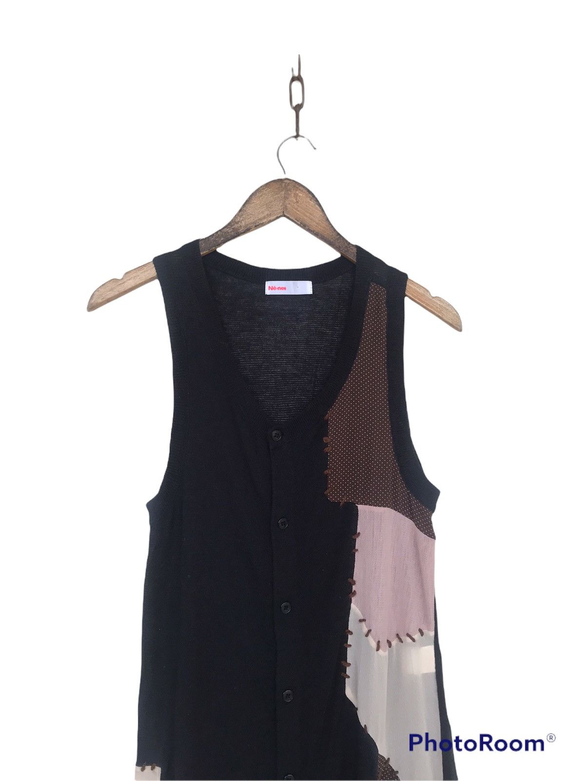 Issey Miyake 💥Final💥Issey Miyake Ne Net Patchwork Tank Top Shirt Size S / US 4 / IT 40 - 5 Thumbnail