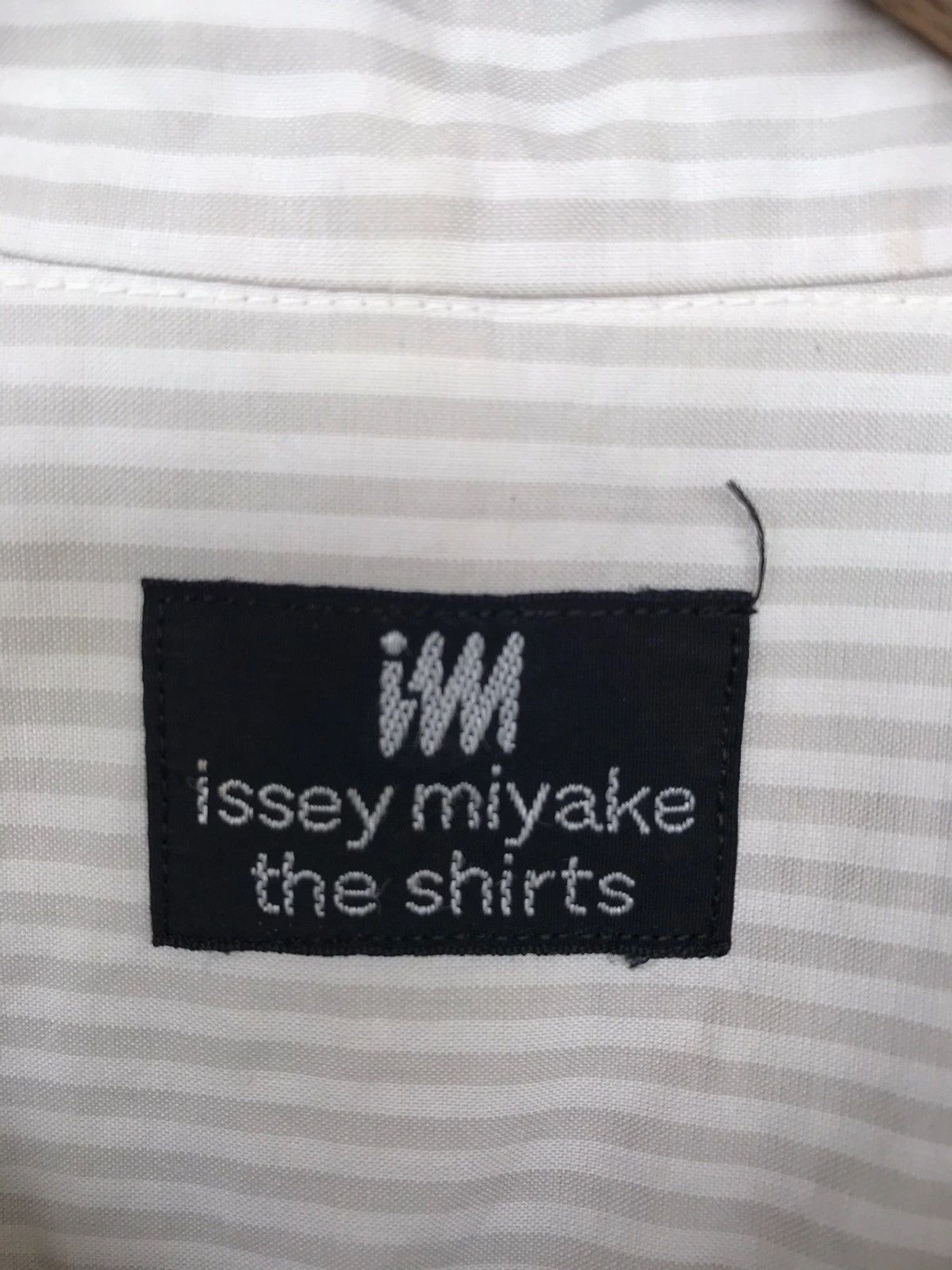 Issey Miyake 💥Final💥Vintage Issey Miyake Stripe Shirt Buttom Size US L / EU 52-54 / 3 - 8 Thumbnail