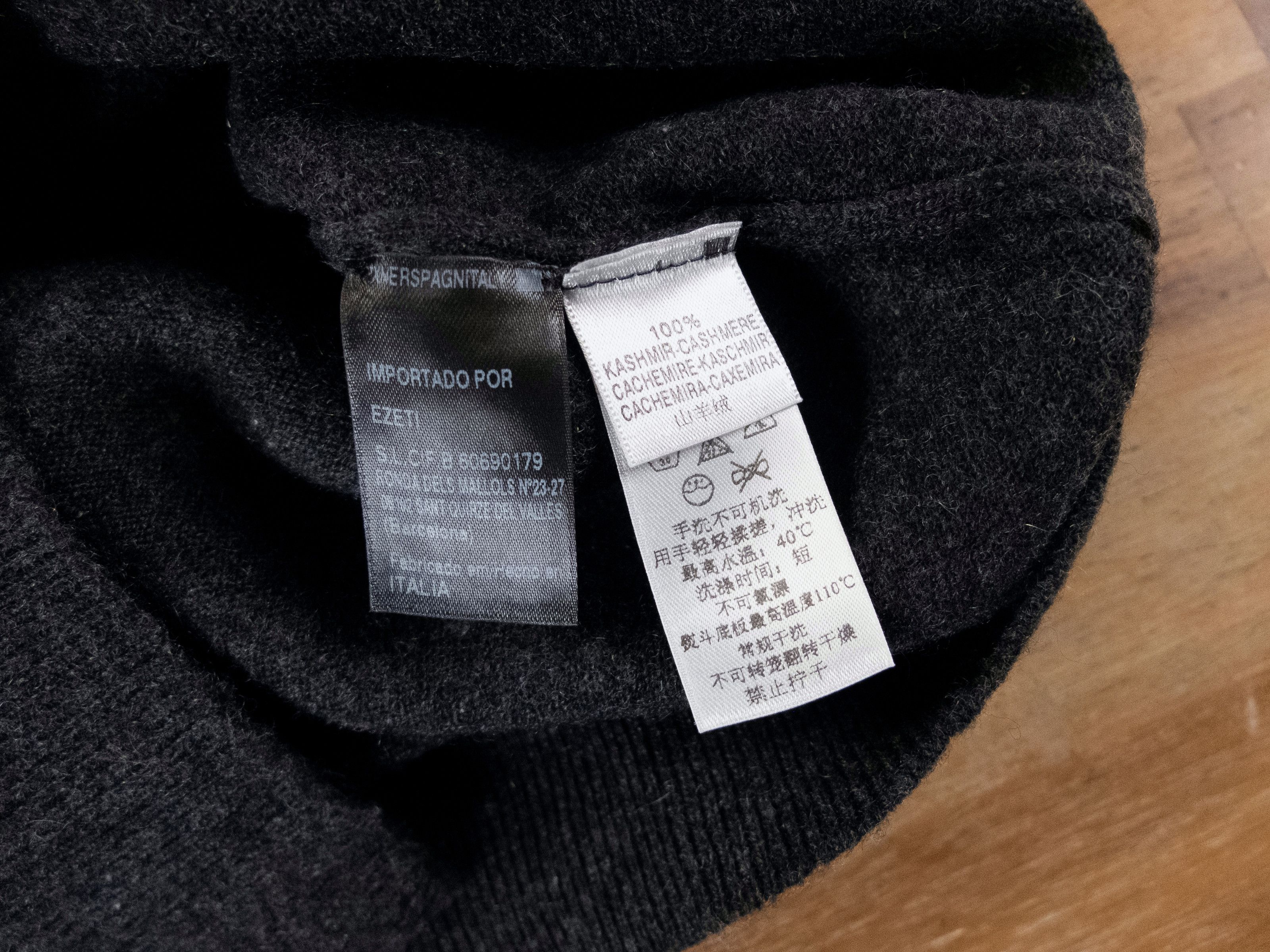Ermenegildo Zegna ERMENEGILDO ZEGNA gray green cashmere sweater Medium 50 Size US M / EU 48-50 / 2 - 4 Thumbnail