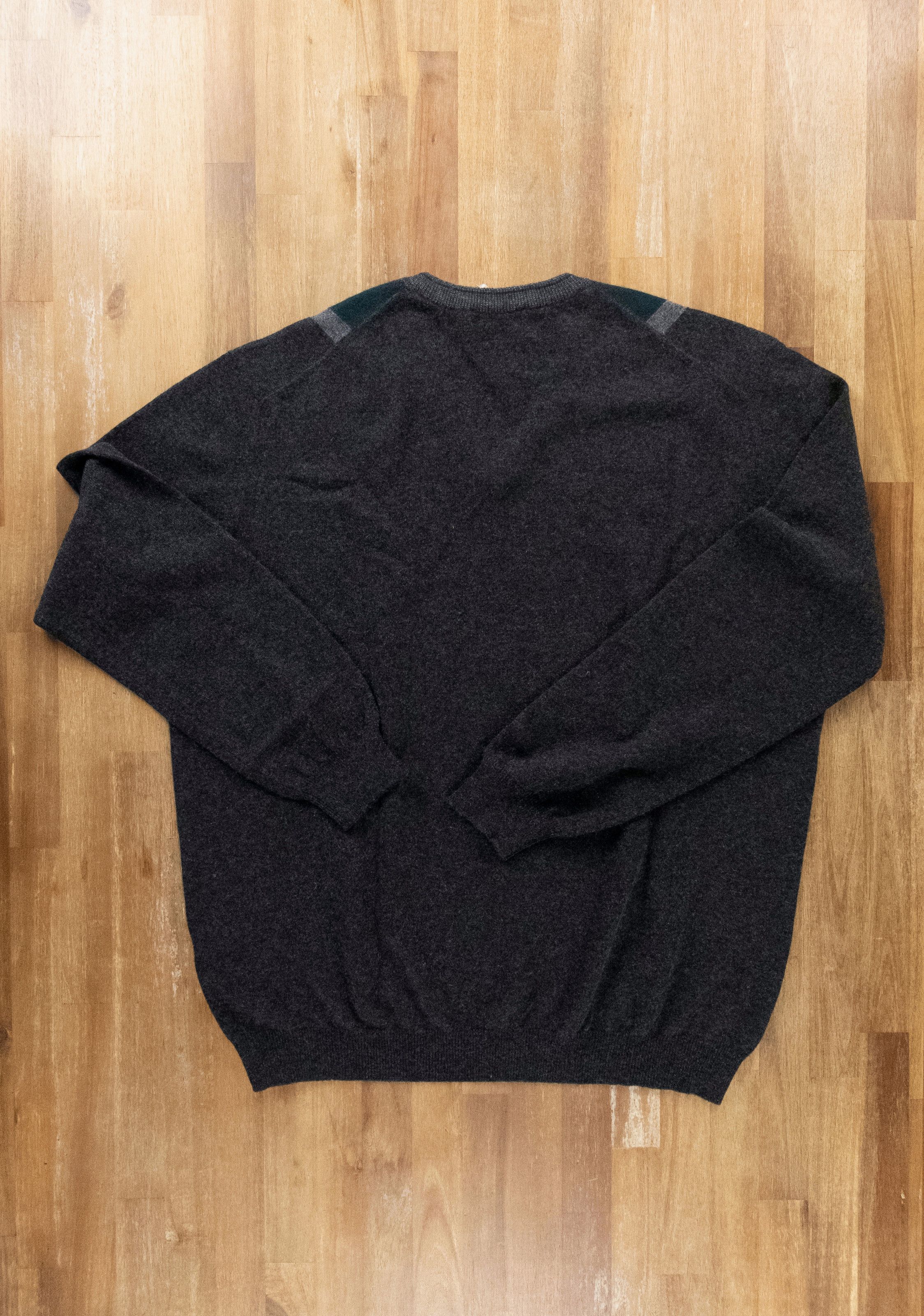 Ermenegildo Zegna ERMENEGILDO ZEGNA gray green cashmere sweater Medium 50 Size US M / EU 48-50 / 2 - 5 Thumbnail