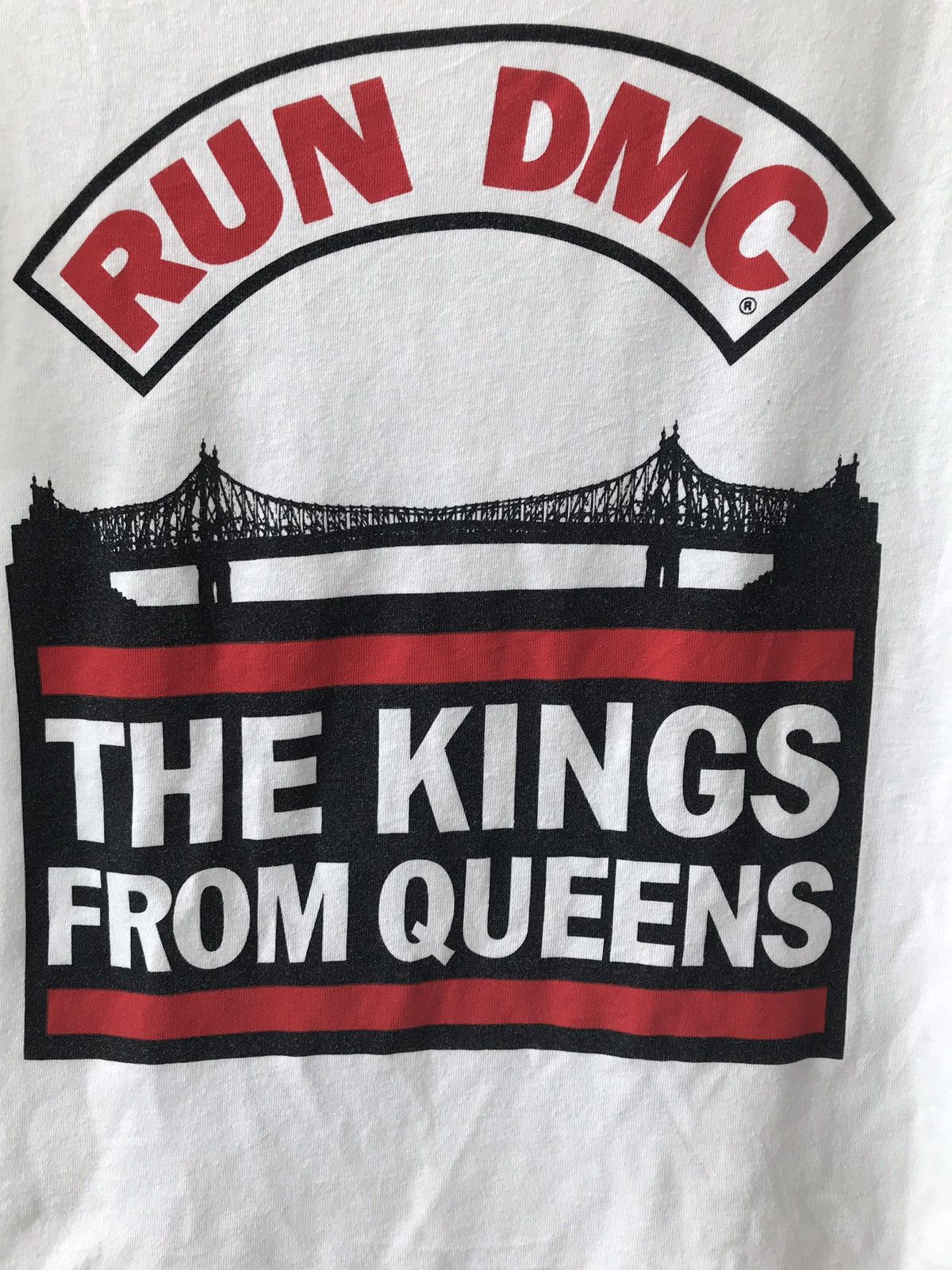 Band Tees × RUN DMC × Rap Tees Run Dmc The Kings From Queens Hip Hop Gangsta Tee Size US M / EU 48-50 / 2 - 2 Thumbnail