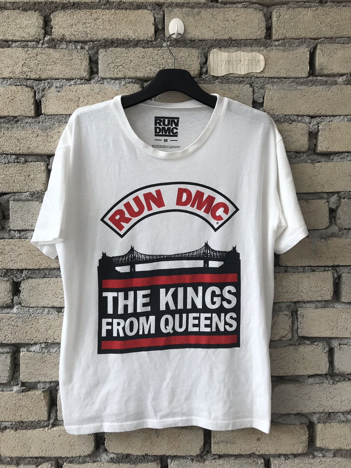 Band Tees × RUN DMC × Rap Tees Run Dmc The Kings From Queens Hip Hop Gangsta Tee Size US M / EU 48-50 / 2 - 1 Thumbnail
