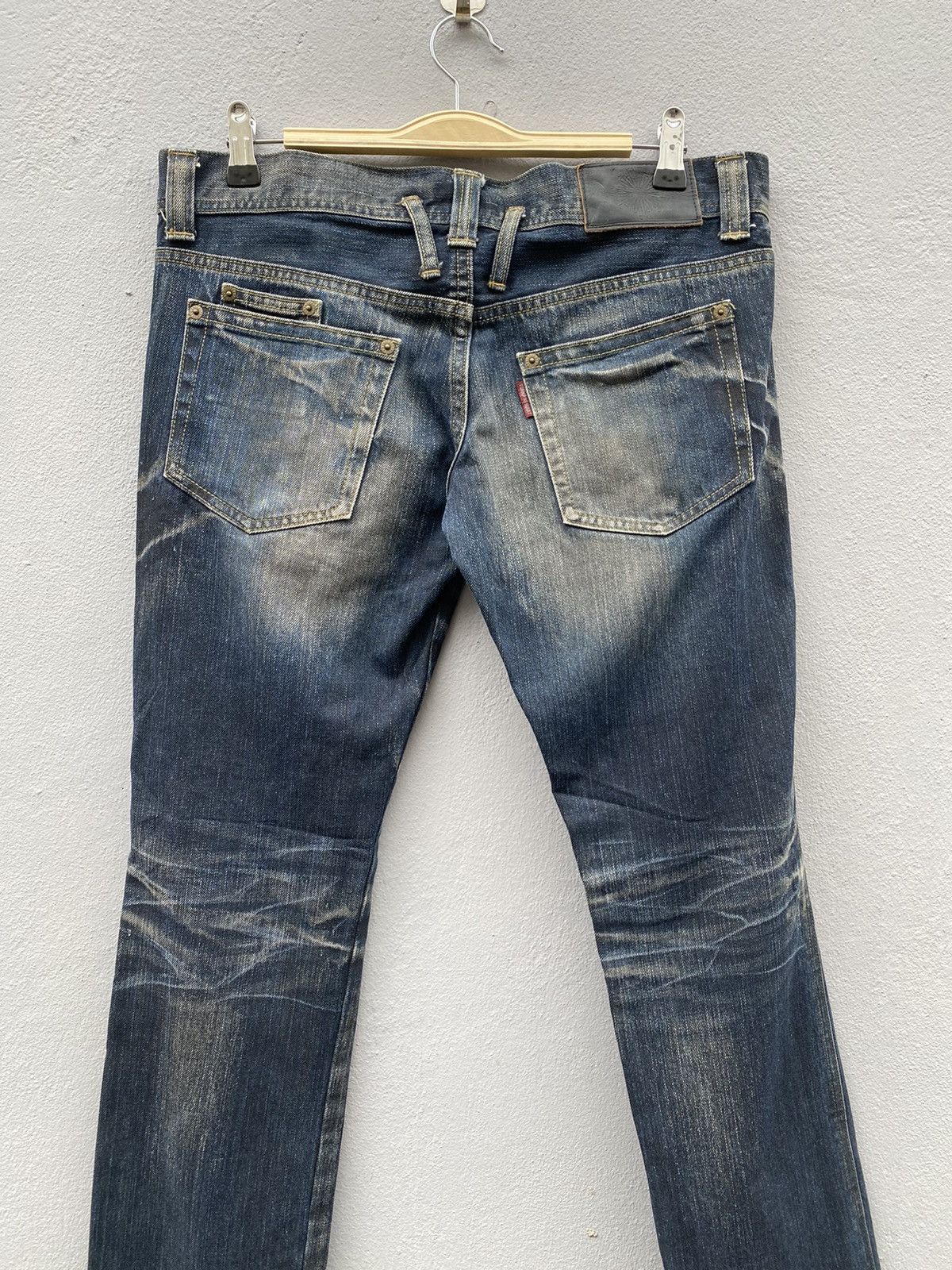 Tornado Mart 💥RARE💥Tornado Mart Japan Waxed Double Waist Denim Size US 34 / EU 50 - 15 Thumbnail