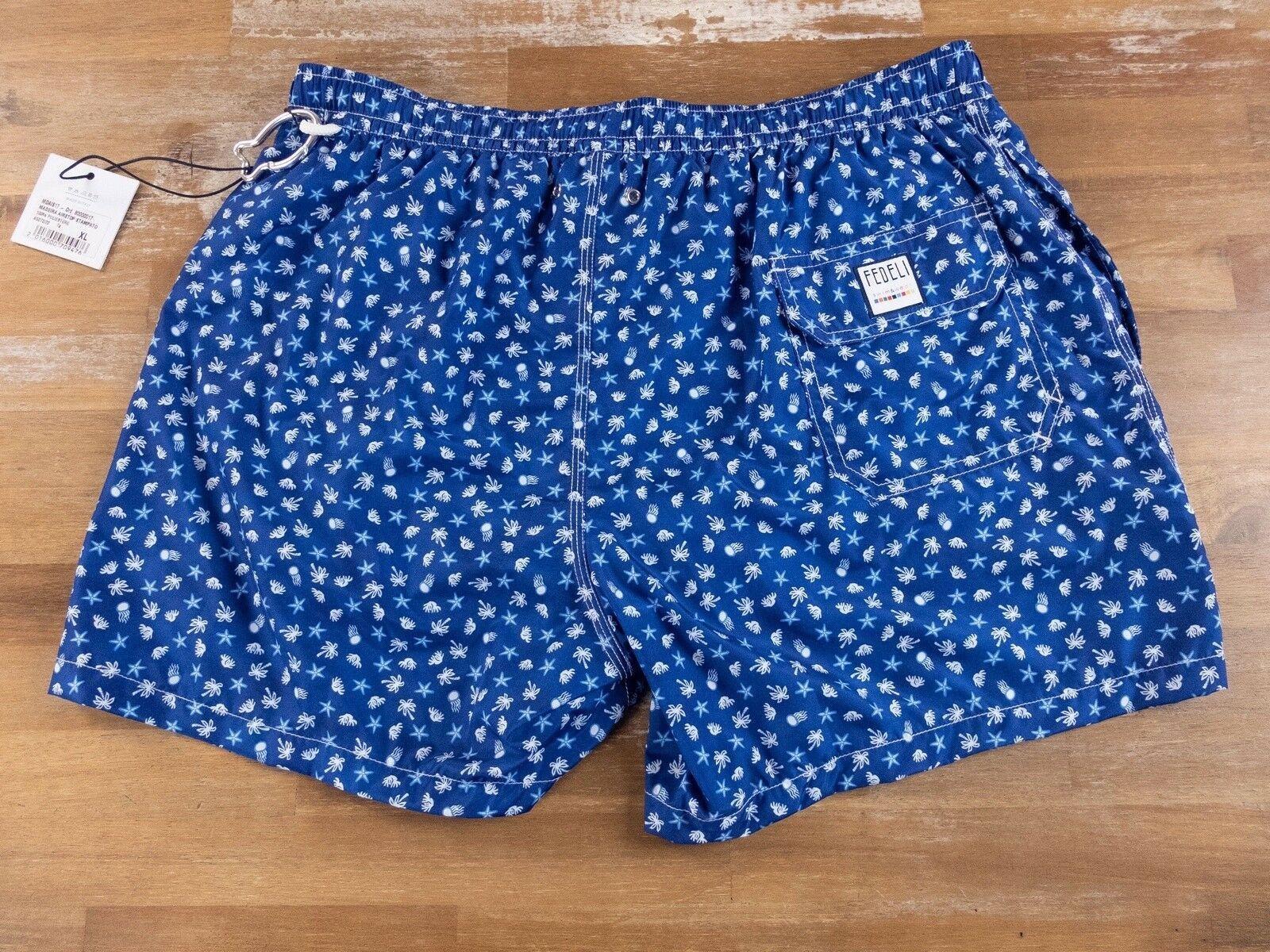 Fedeli FEDELI blue swim shorts trunks authentic - XL - NWT Size US 36 / EU 52 - 6 Thumbnail
