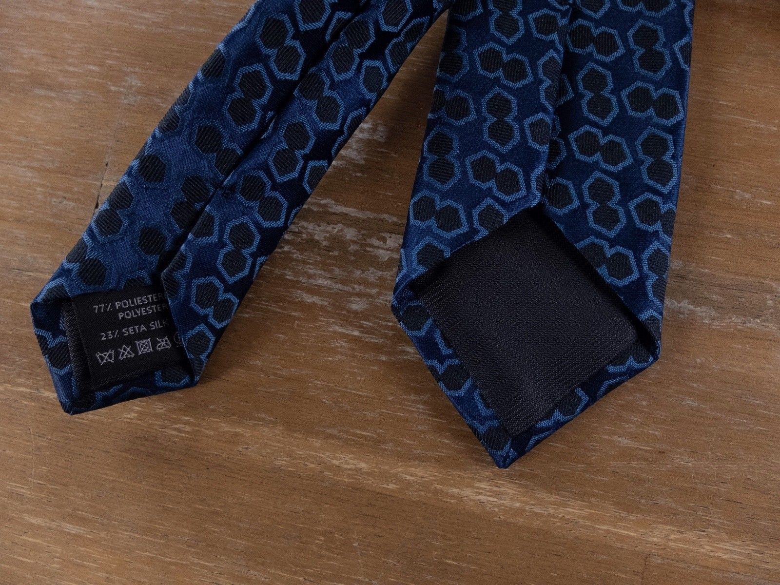 Z Zegna Z ZEGNA narrow width slim woven geometric tie authentic Size ONE SIZE - 4 Thumbnail