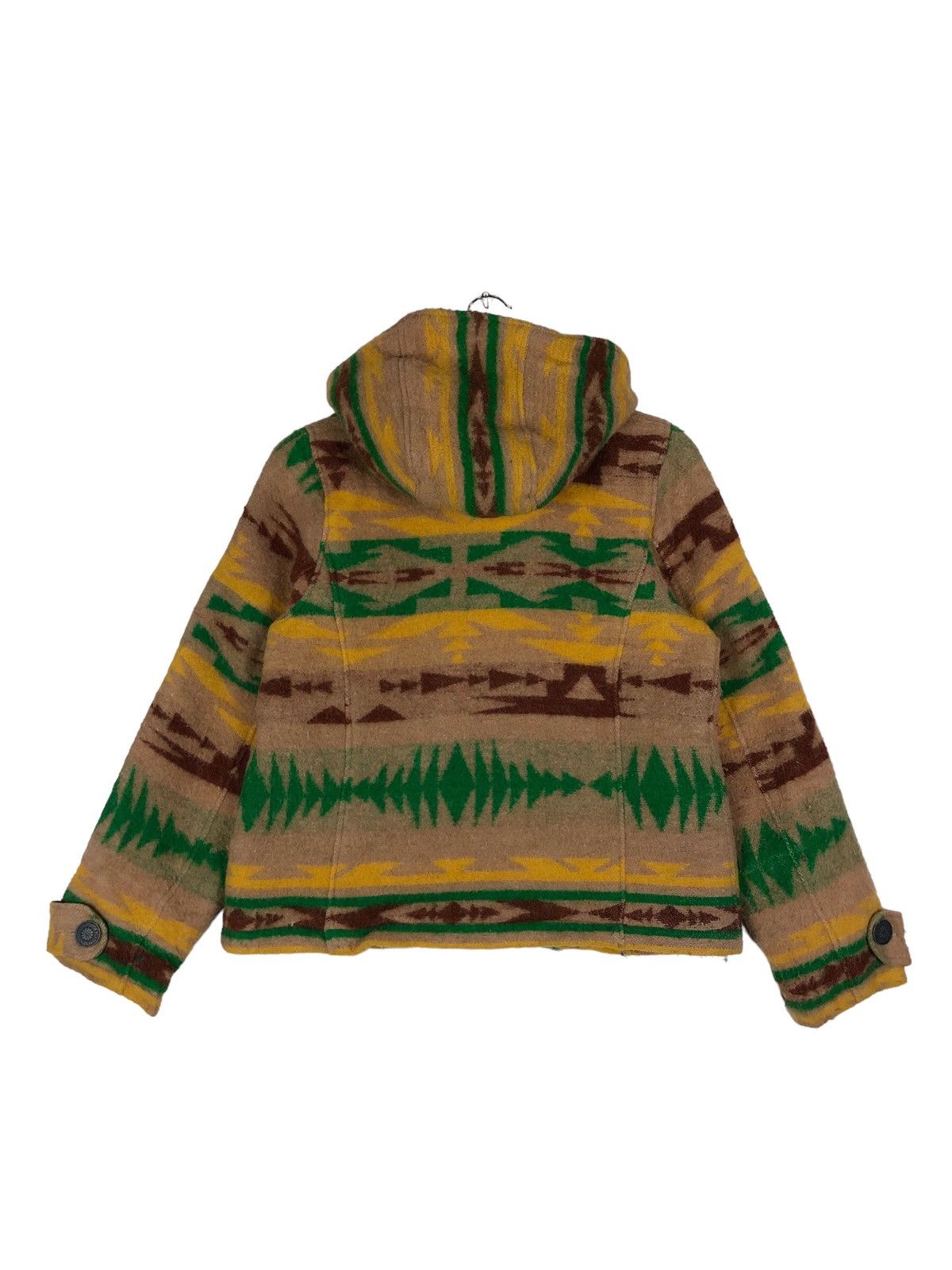 Japanese Brand Japanese Brand Navajo Allover Design Wool Hooded Jacket Size S / US 4 / IT 40 - 5 Thumbnail