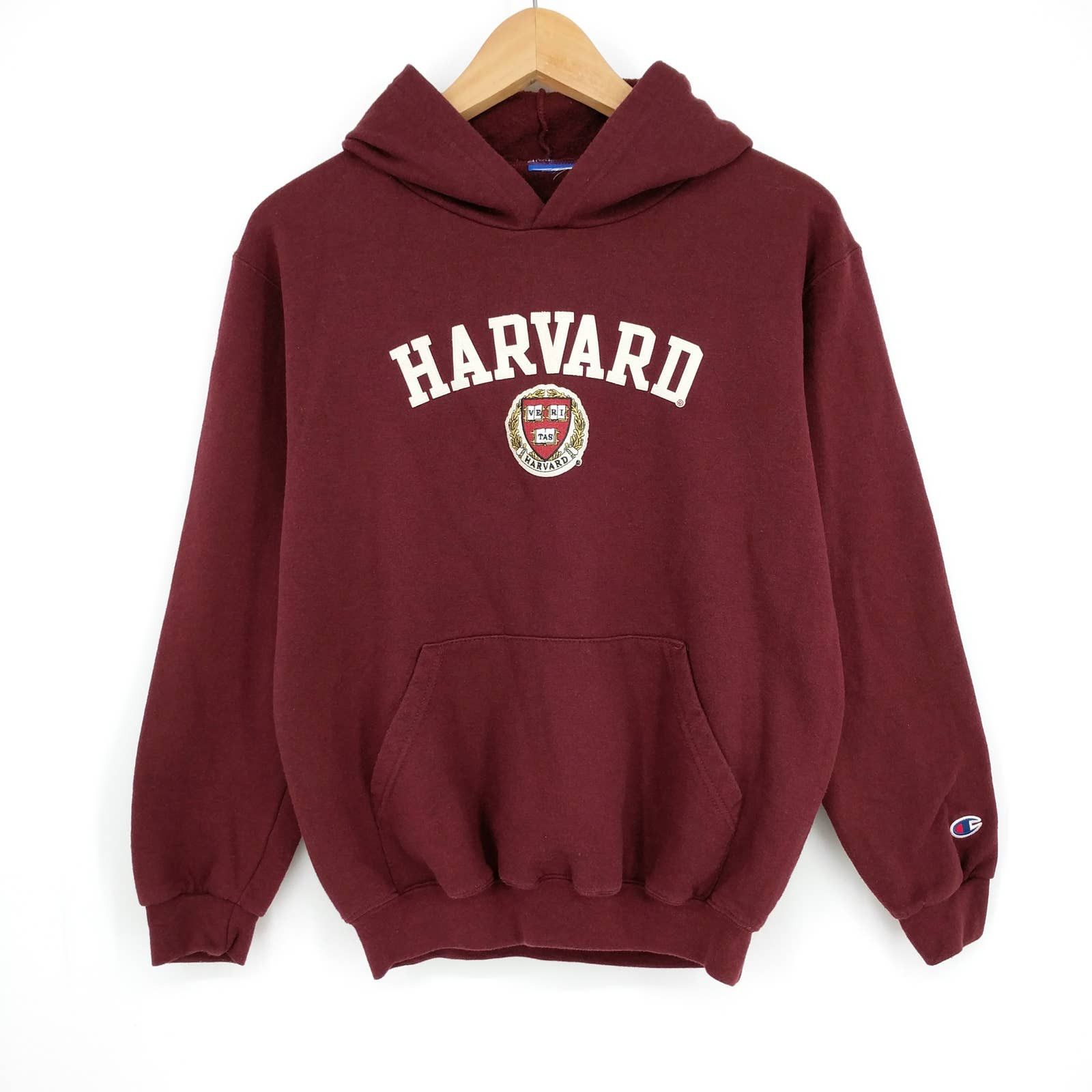 Champion Harvard University College Champion Hoodie Sweatshirt S Size US S / EU 44-46 / 1 - 1 Thumbnail