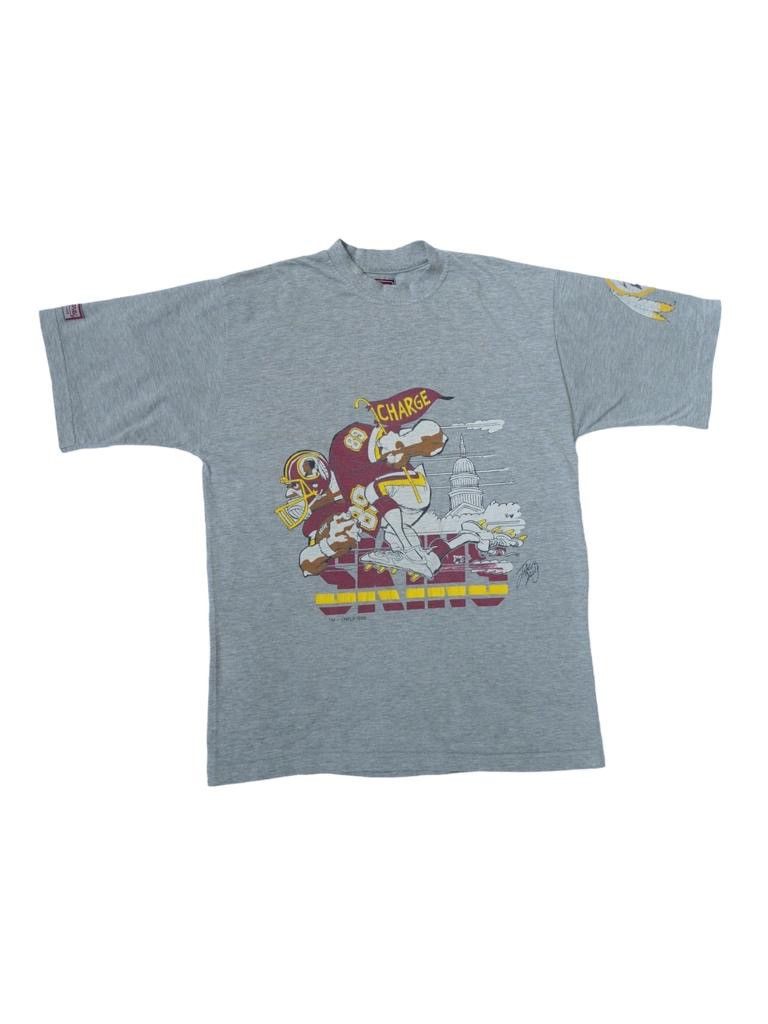 1988 vintage Washington Redskins Tee print Jack Davis