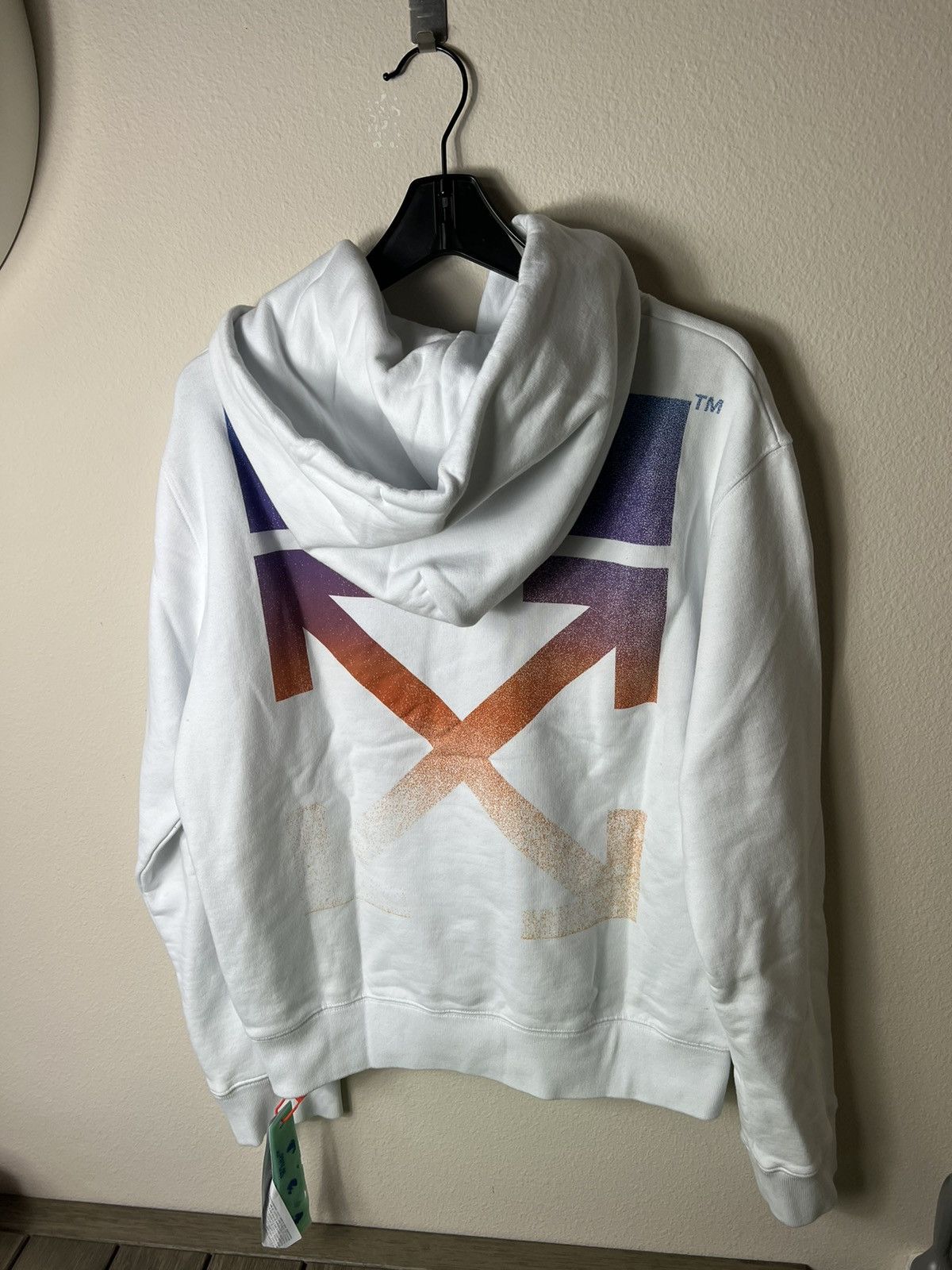 Off-White Off-White Degrade Diagonal Arrow Slim Fit Hoodie Size US L / EU 52-54 / 3 - 1 Thumbnail