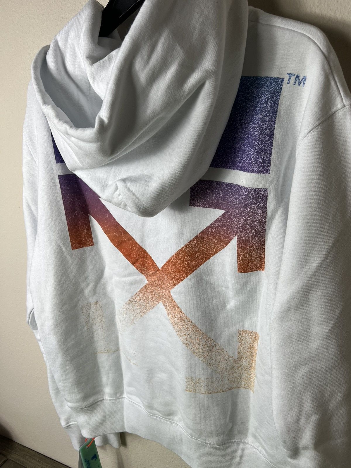 Off-White Off-White Degrade Diagonal Arrow Slim Fit Hoodie Size US L / EU 52-54 / 3 - 4 Thumbnail