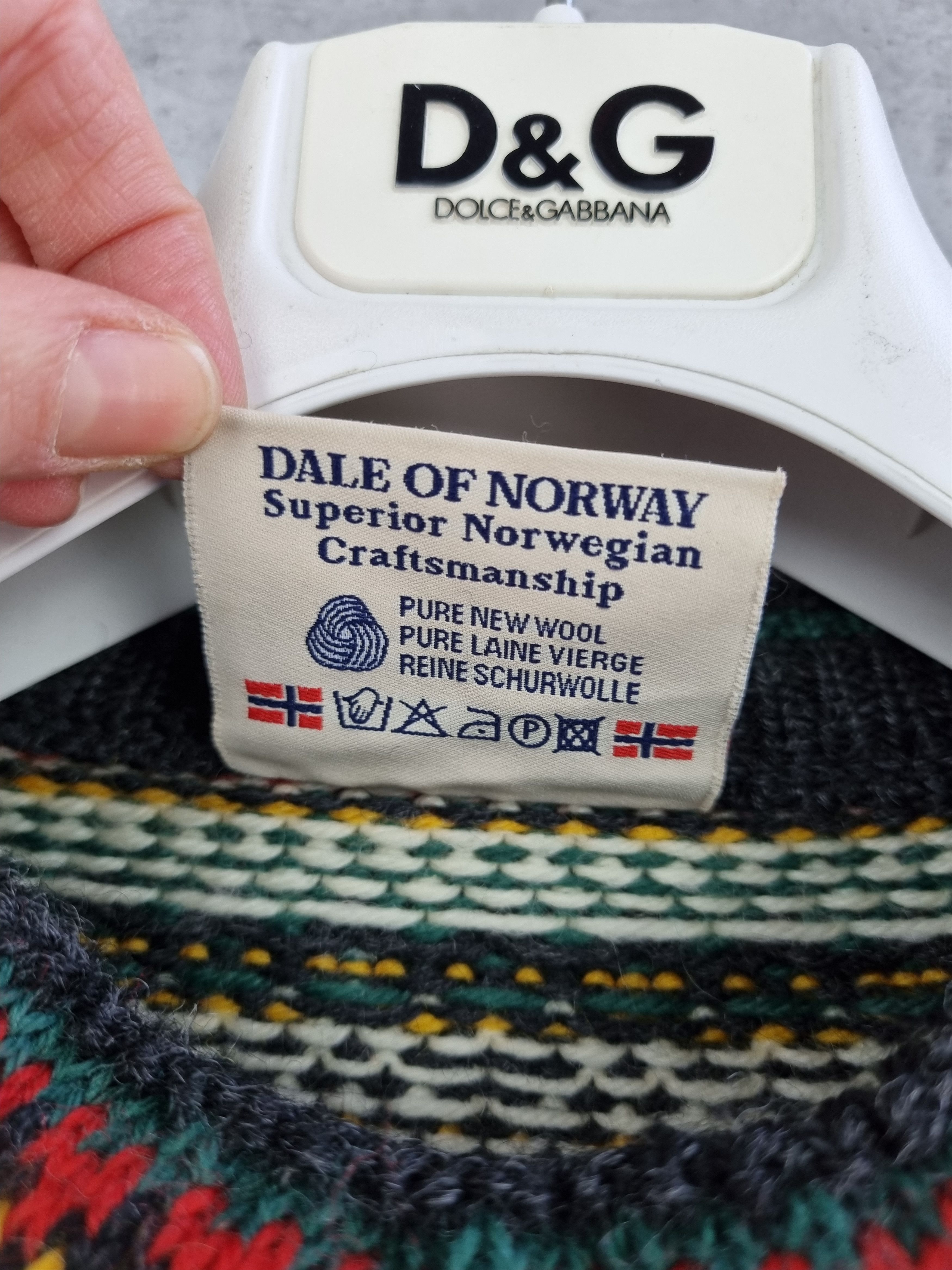Dale Of Norway × Vintage Vintage 90s Heavy Wool Beautiful Knitwear Sweater Size US M / EU 48-50 / 2 - 14 Thumbnail