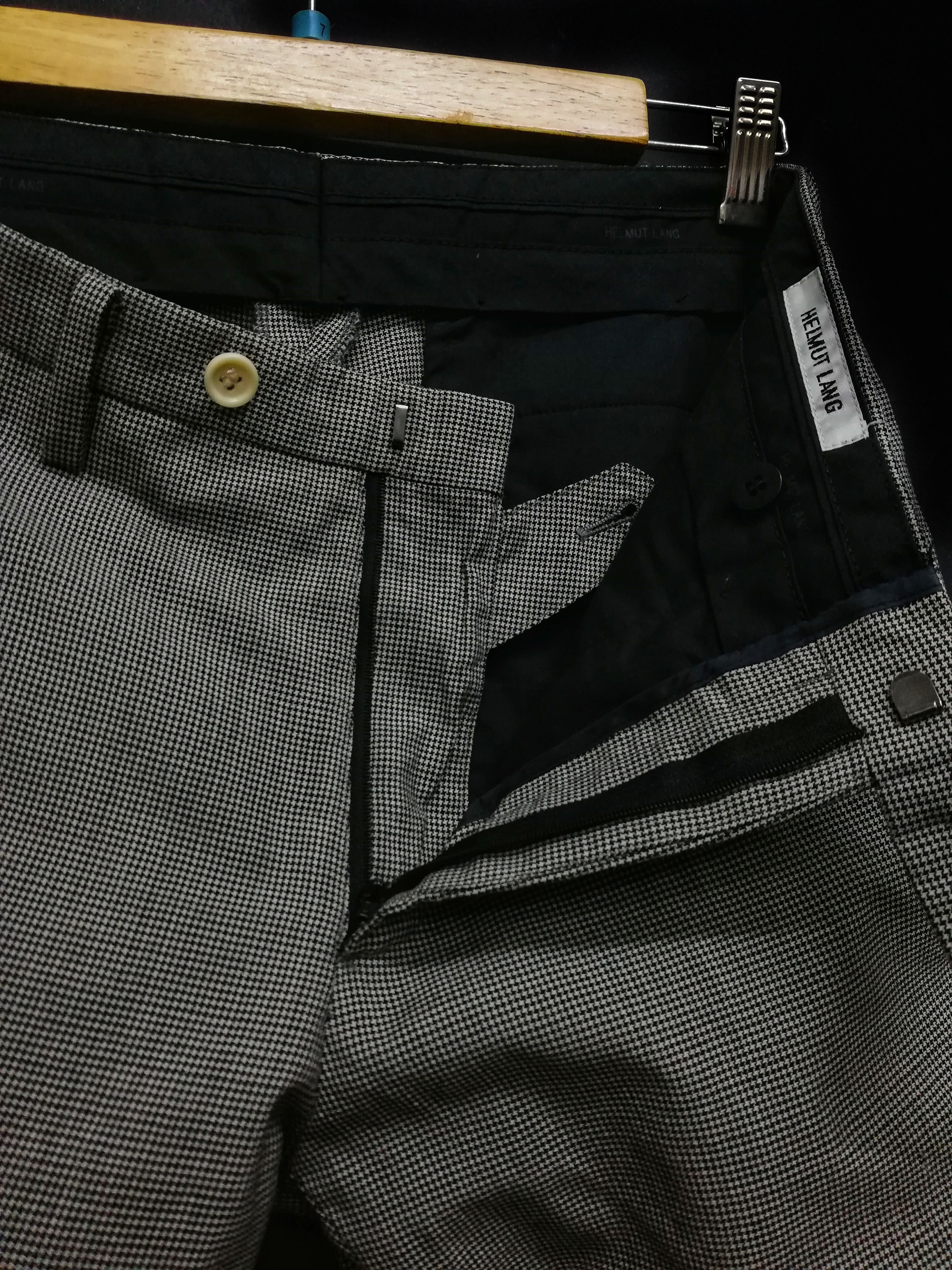 Helmut Lang 🔥DOPE OG Archive 🇮🇹 Helmut Lang Wool Body Straight Pants Size US 30 / EU 46 - 7 Thumbnail