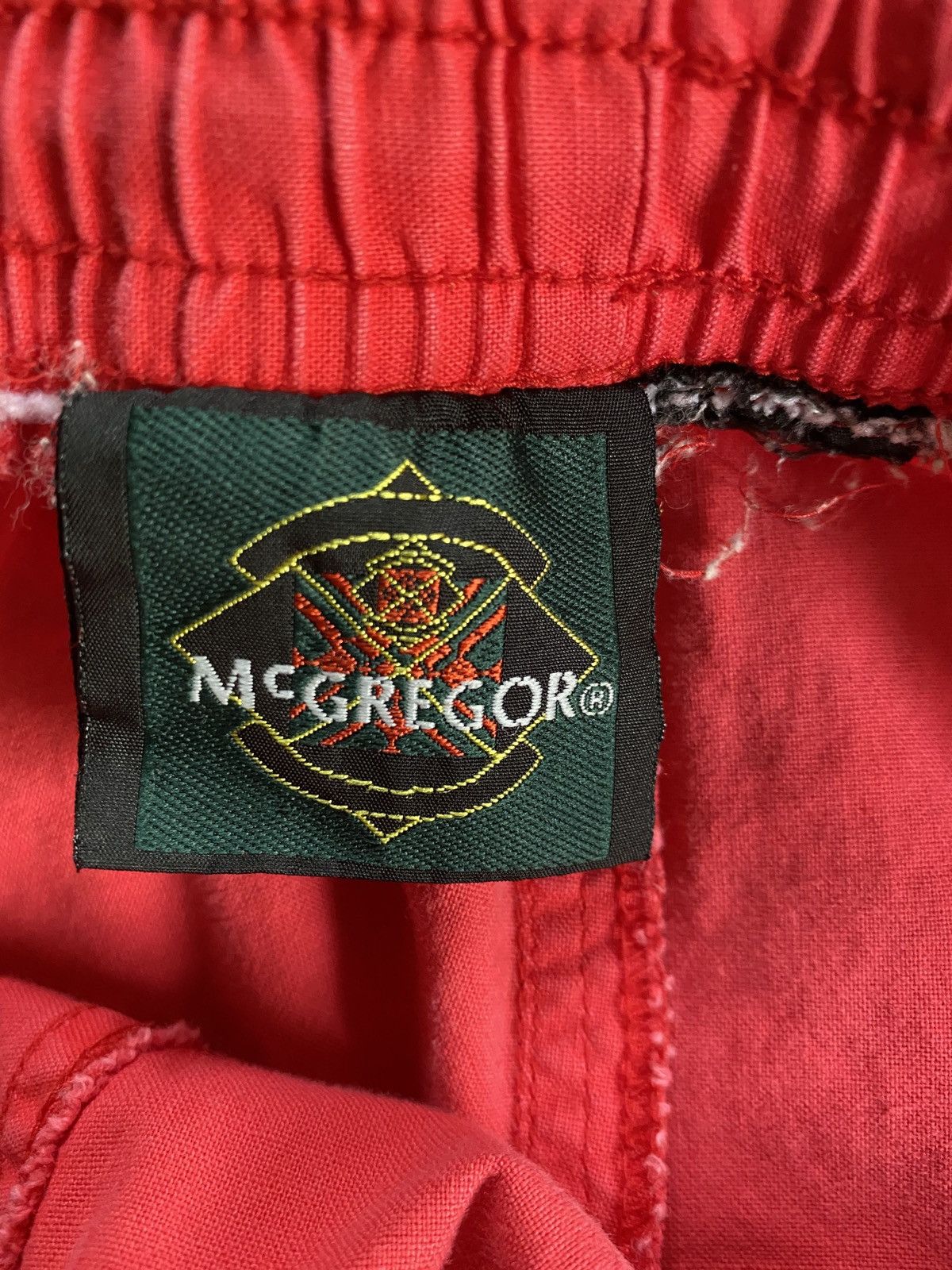 McGregor Vintage 80’s McGregor Wide Leg Front Cargo Pink Board Shorts Size US 36 / EU 52 - 12 Thumbnail