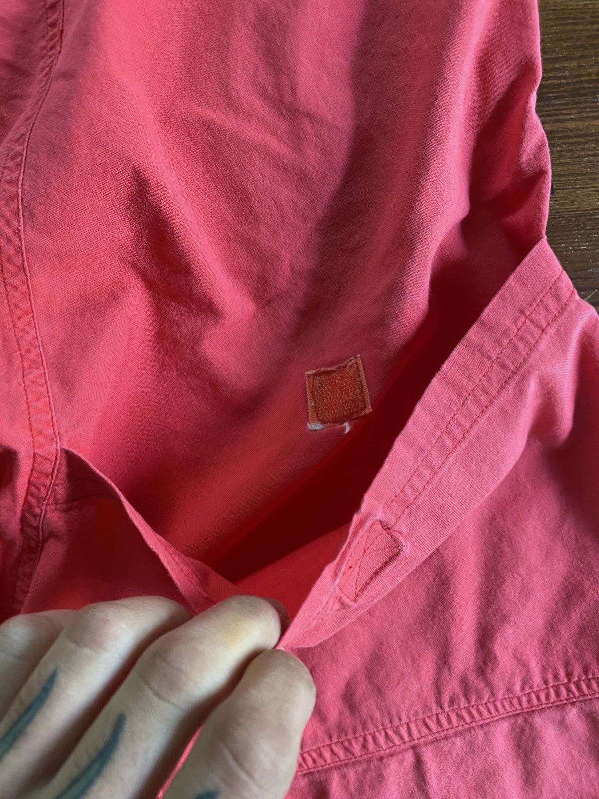 McGregor Vintage 80’s McGregor Wide Leg Front Cargo Pink Board Shorts Size US 36 / EU 52 - 4 Thumbnail