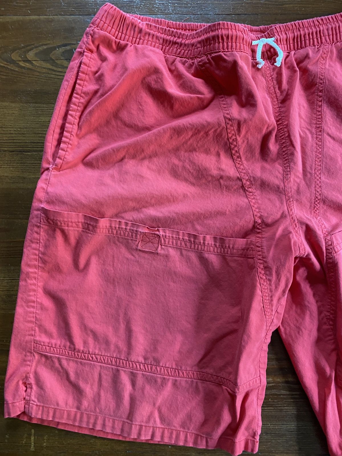 McGregor Vintage 80’s McGregor Wide Leg Front Cargo Pink Board Shorts Size US 36 / EU 52 - 7 Thumbnail