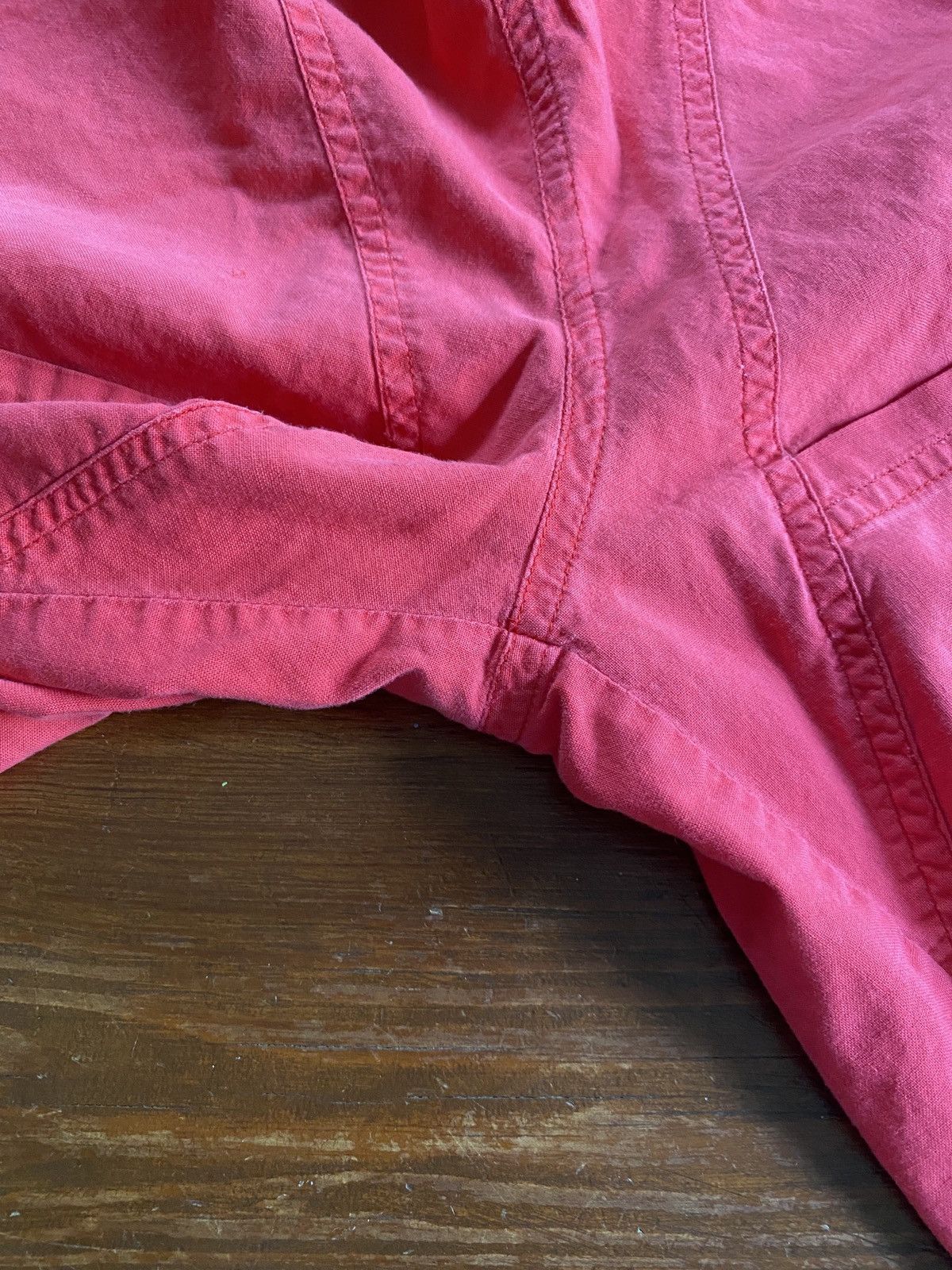 McGregor Vintage 80’s McGregor Wide Leg Front Cargo Pink Board Shorts Size US 36 / EU 52 - 13 Thumbnail