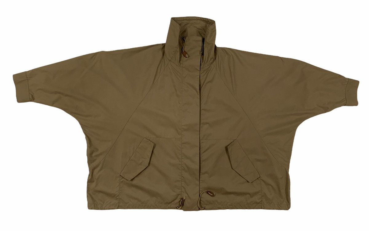 image of Avant Garde x Issey Miyake Super Issey Miyake Unusual Batwing Oversized Jacket in Light Brown (Size