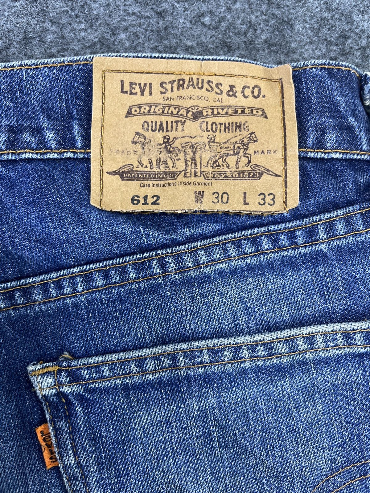 Levi's × Vintage 90's Vintage levis 612 orange tabs Jeans - J803 Size US 30 / EU 46 - 10 Thumbnail