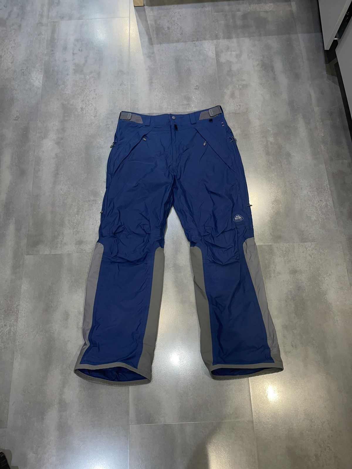 Nike ACG Nike ACG Technical Blue Ski Nylon Pants Size US 34 / EU 50 - 1 Thumbnail