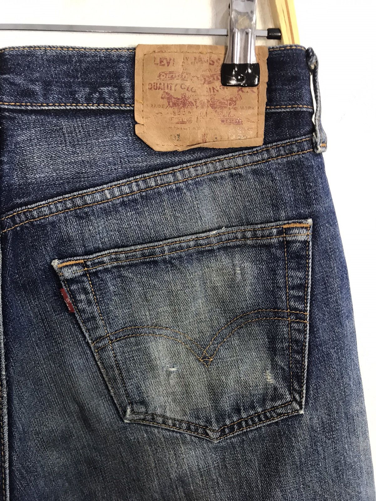 Levi's Vintage Clothing Levi's 501 Usa Buttonfly Zig Zag Custom Distressed Denim Size US 32 / EU 48 - 5 Thumbnail