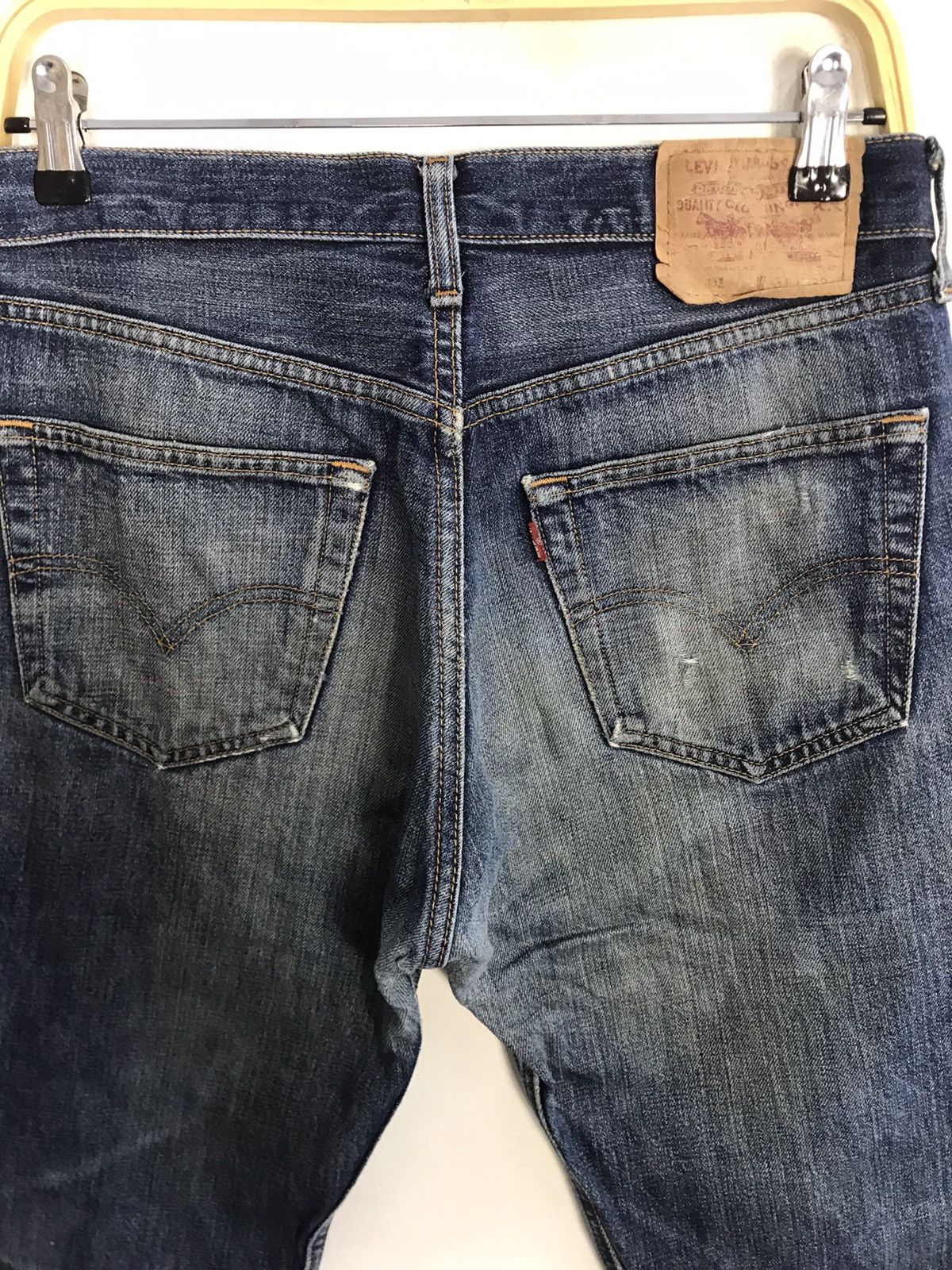 Levi's Vintage Clothing Levi's 501 Usa Buttonfly Zig Zag Custom Distressed Denim Size US 32 / EU 48 - 4 Thumbnail