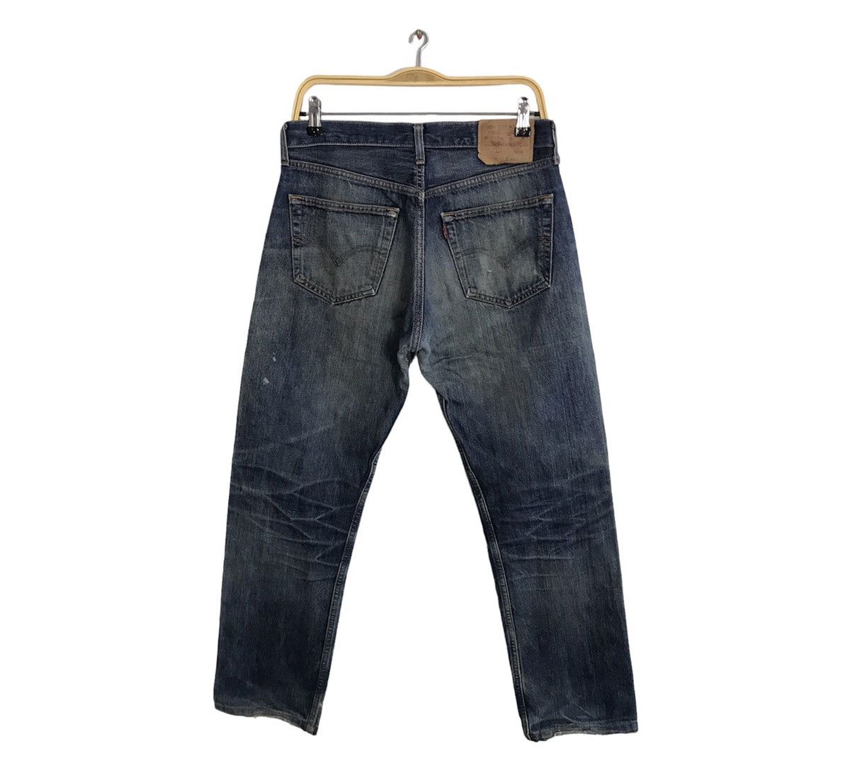 Levi's Vintage Clothing Levi's 501 Usa Buttonfly Zig Zag Custom Distressed Denim Size US 32 / EU 48 - 2 Thumbnail