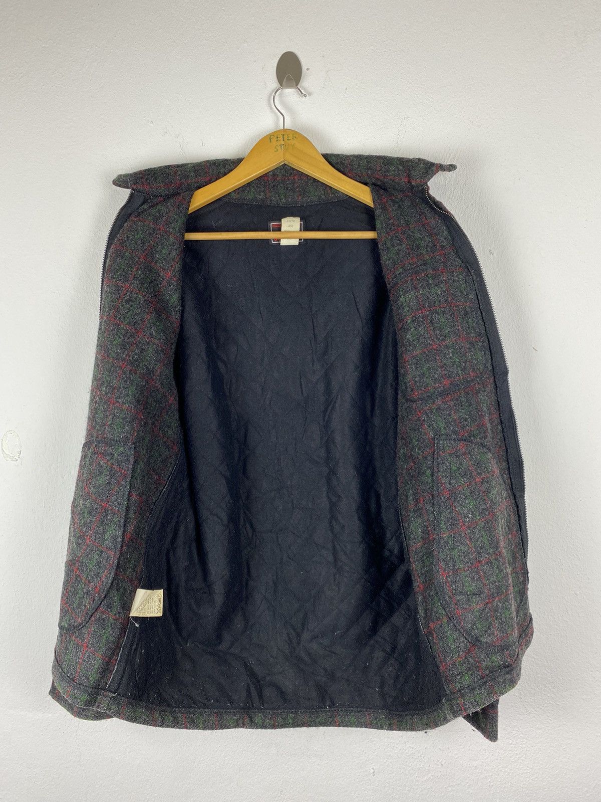 Vintage Johnson Woolen Mill USA Flannel Wool Jacket