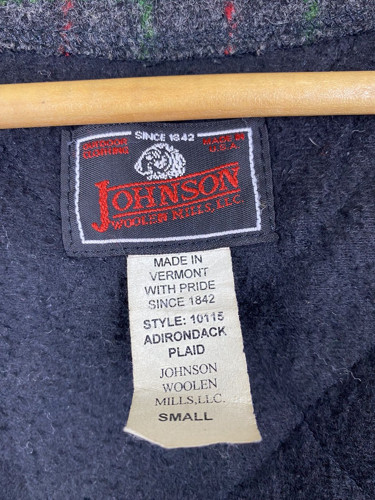 Vintage Johnson Woolen Mill USA Flannel Wool Jacket