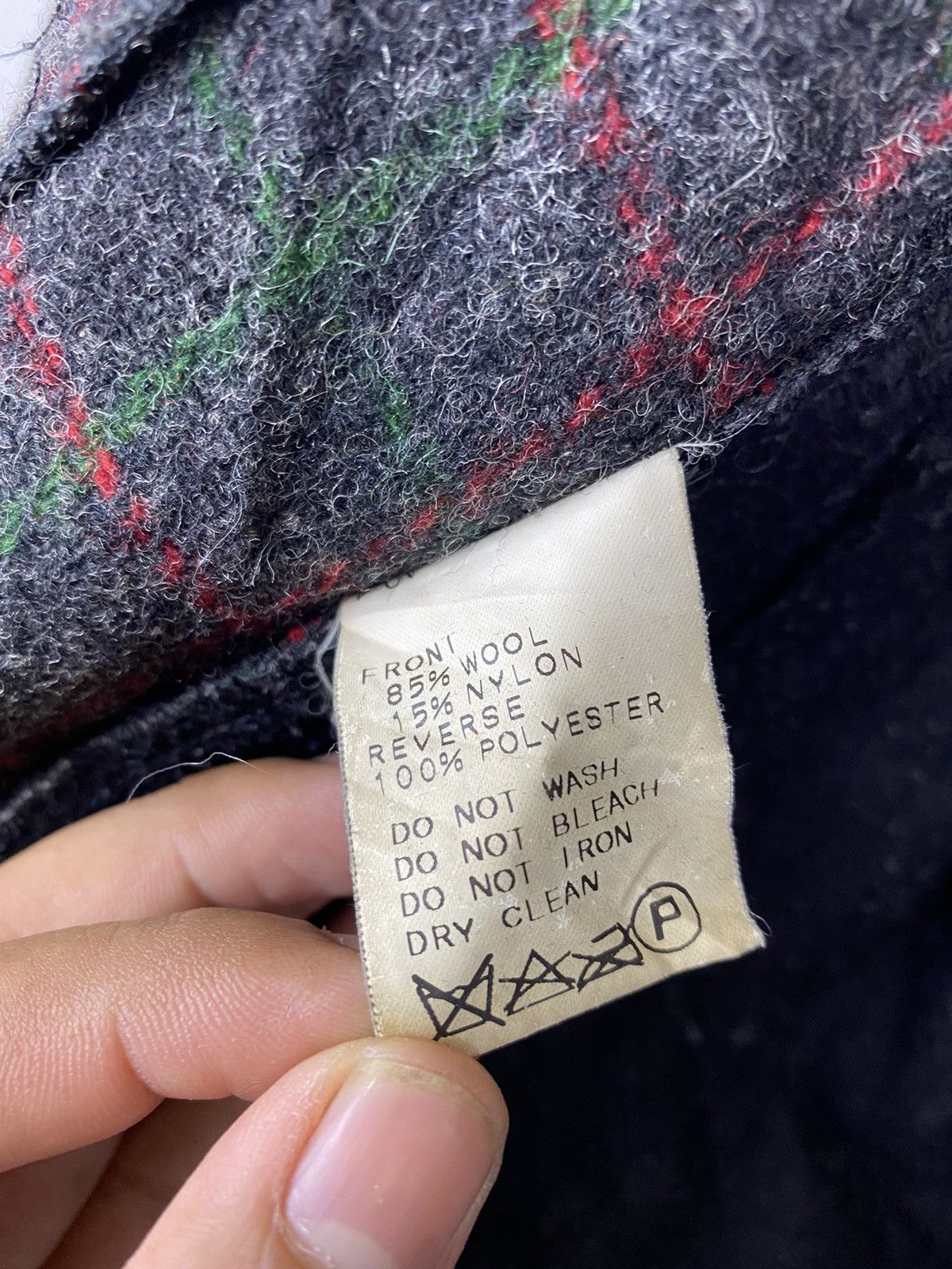 Vintage Johnson Woolen Mill USA Flannel Wool Jacket