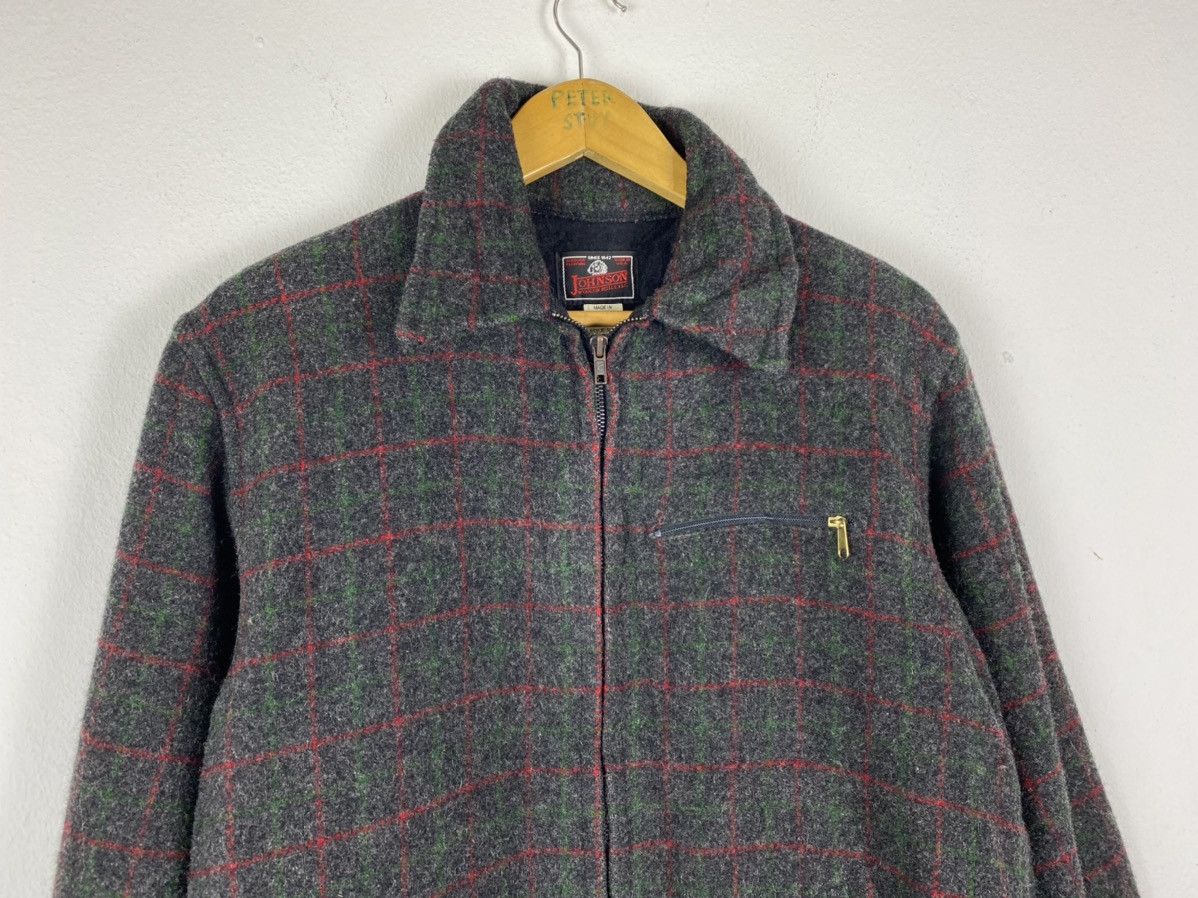 Vintage Johnson Woolen Mill USA Flannel Wool Jacket