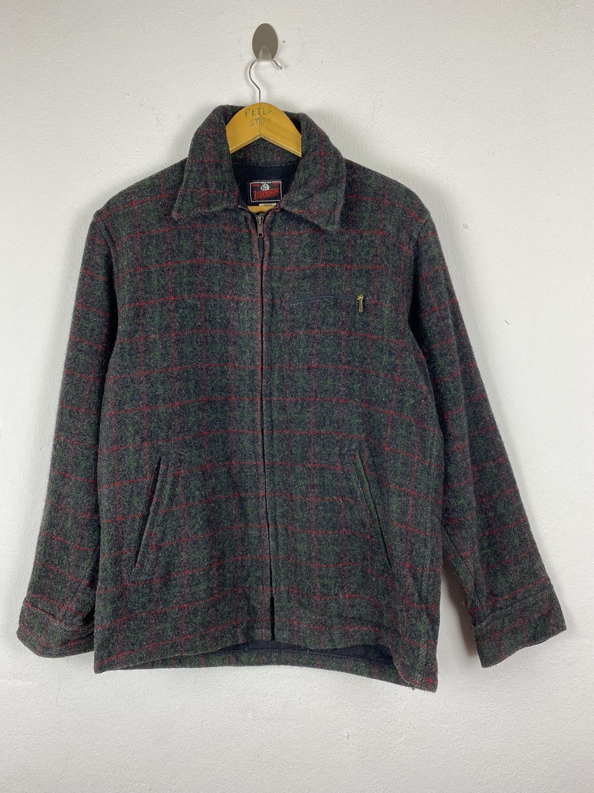 Vintage Johnson Woolen Mill USA Flannel Wool Jacket