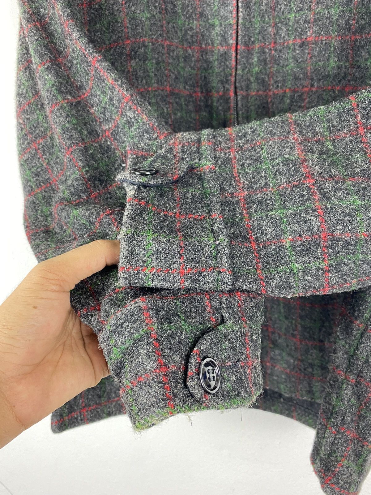 Vintage Johnson Woolen Mill USA Flannel Wool Jacket