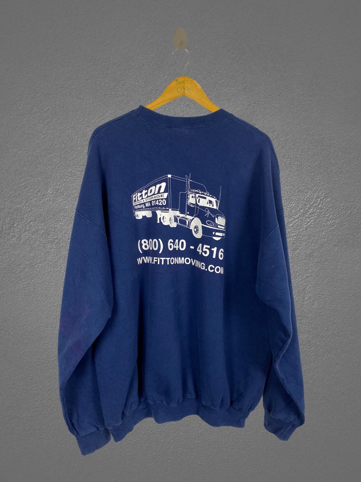 Hanes × Vintage VINTAGE FITTON SWEATER Size US XL / EU 56 / 4 - 1 Thumbnail