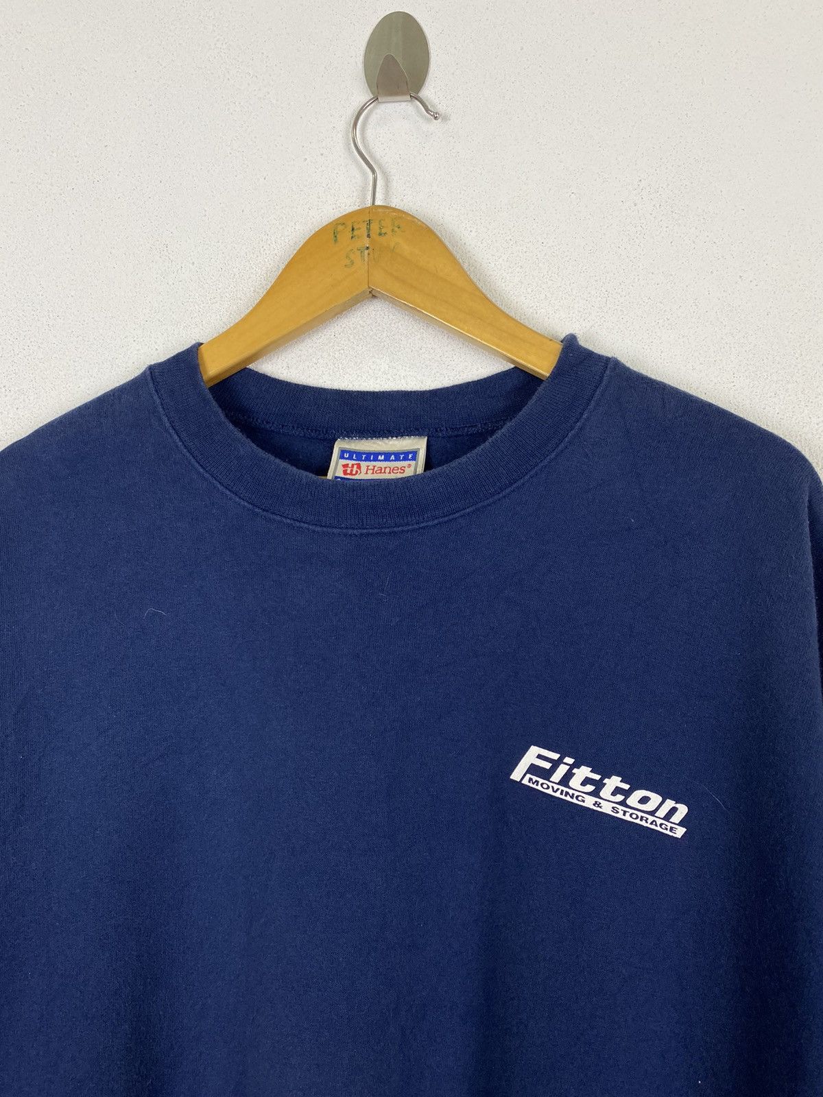 Hanes × Vintage VINTAGE FITTON SWEATER Size US XL / EU 56 / 4 - 5 Thumbnail