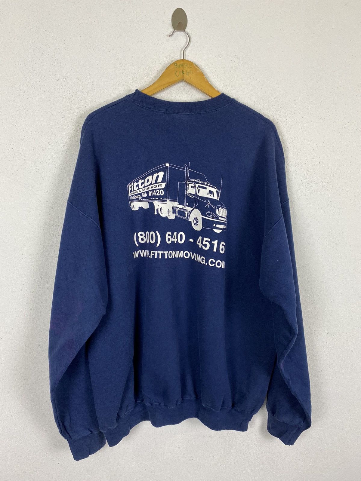 Hanes × Vintage VINTAGE FITTON SWEATER Size US XL / EU 56 / 4 - 2 Thumbnail