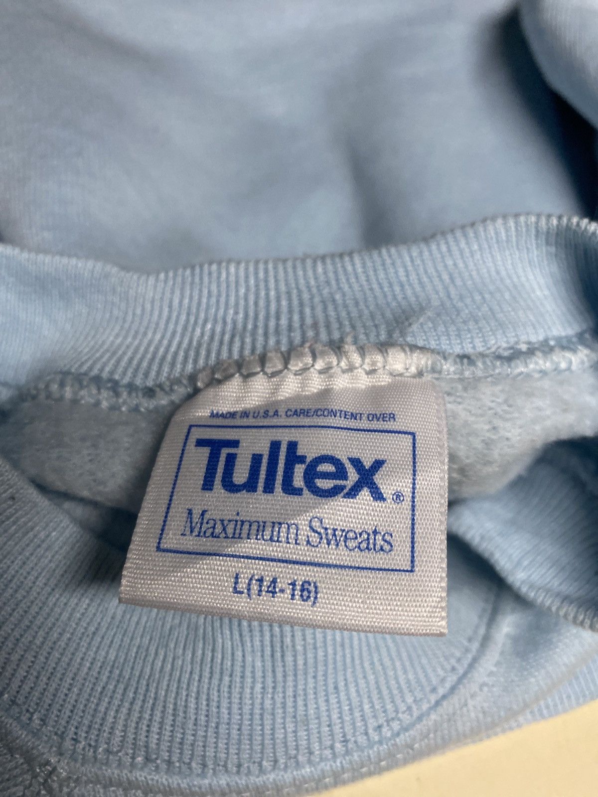Tultex × Vintage VINTAGE TULTEX MADE USA PLAIN SWEATER Size US L / EU 52-54 / 3 - 3 Thumbnail
