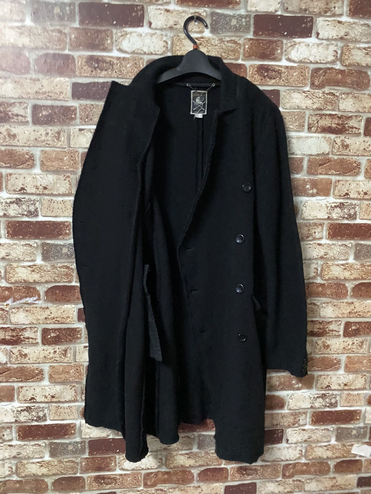 Diesel × Diesel Black Gold DIESEL INDUSTRY COTTON BLEND LONG COAT Size US XS / EU 42 / 0 - 3 Thumbnail