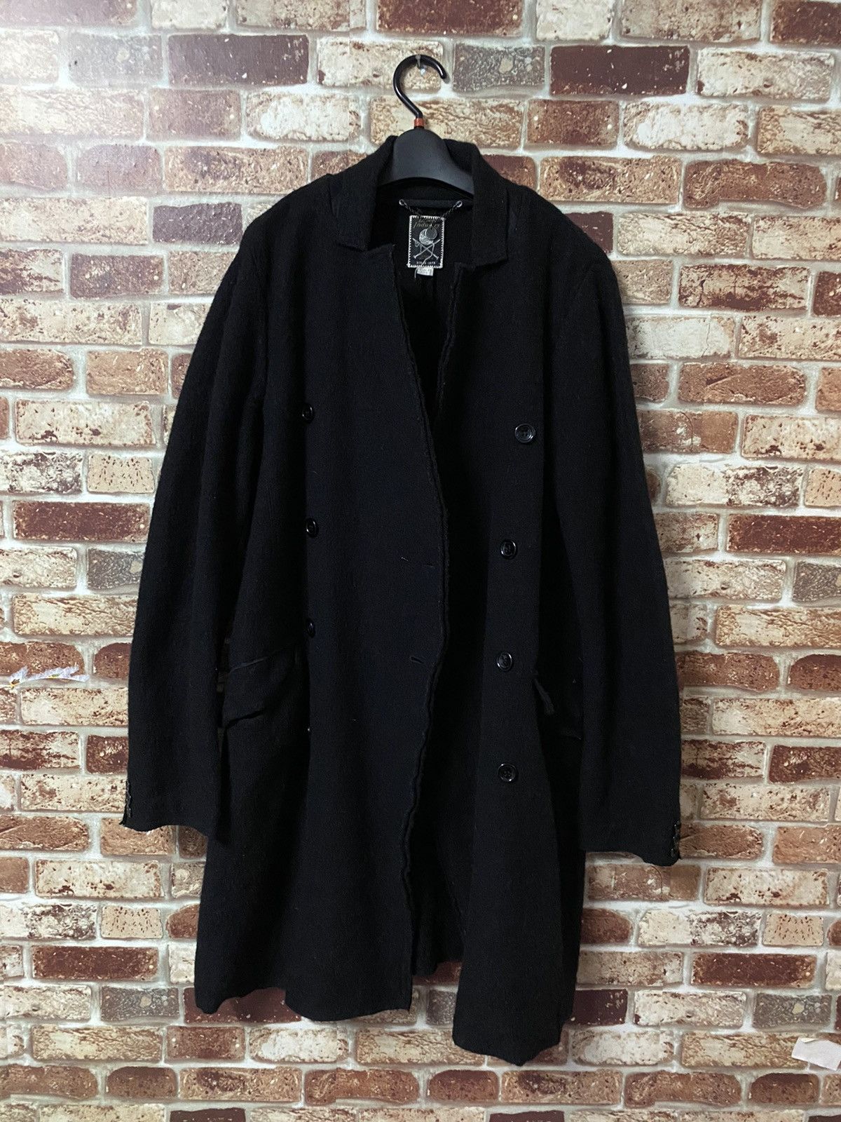 Diesel × Diesel Black Gold DIESEL INDUSTRY COTTON BLEND LONG COAT Size US XS / EU 42 / 0 - 4 Thumbnail