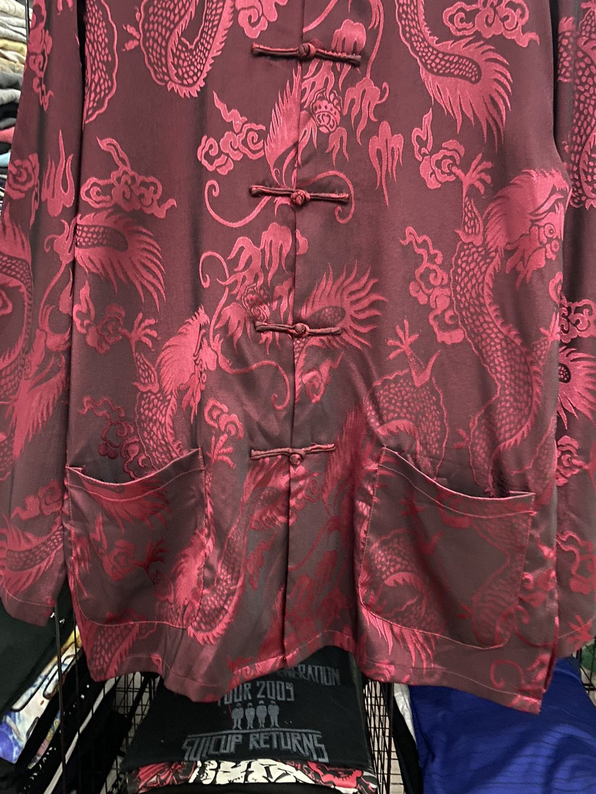 Dragonfly × Other GK15 JINHON CHIONSAN DRAGON CHINESE FASHION POLYSTER FABRIC Size US XXL / EU 58 / 5 - 4 Thumbnail