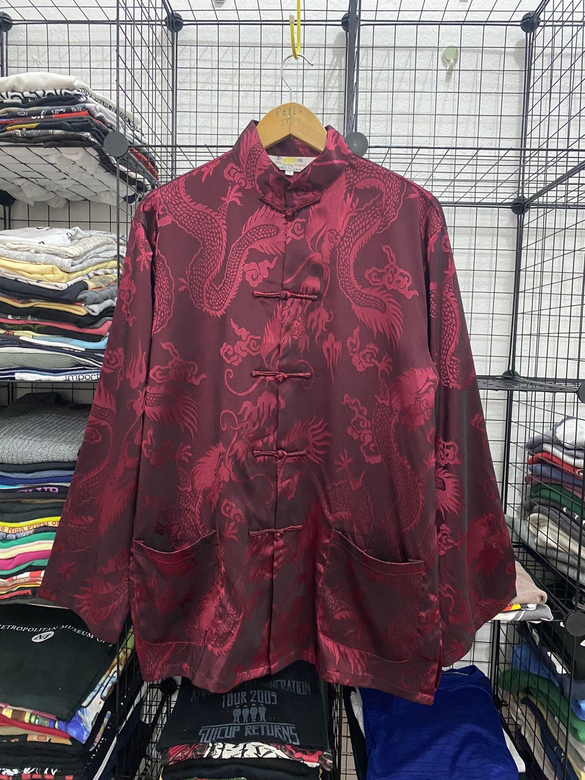 Dragonfly × Other GK15 JINHON CHIONSAN DRAGON CHINESE FASHION POLYSTER FABRIC Size US XXL / EU 58 / 5 - 1 Thumbnail