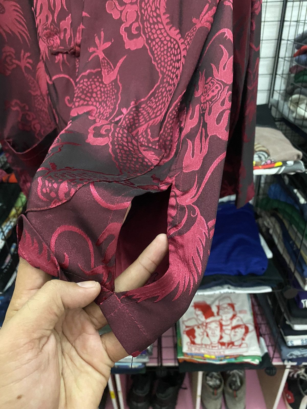 Dragonfly × Other GK15 JINHON CHIONSAN DRAGON CHINESE FASHION POLYSTER FABRIC Size US XXL / EU 58 / 5 - 7 Thumbnail