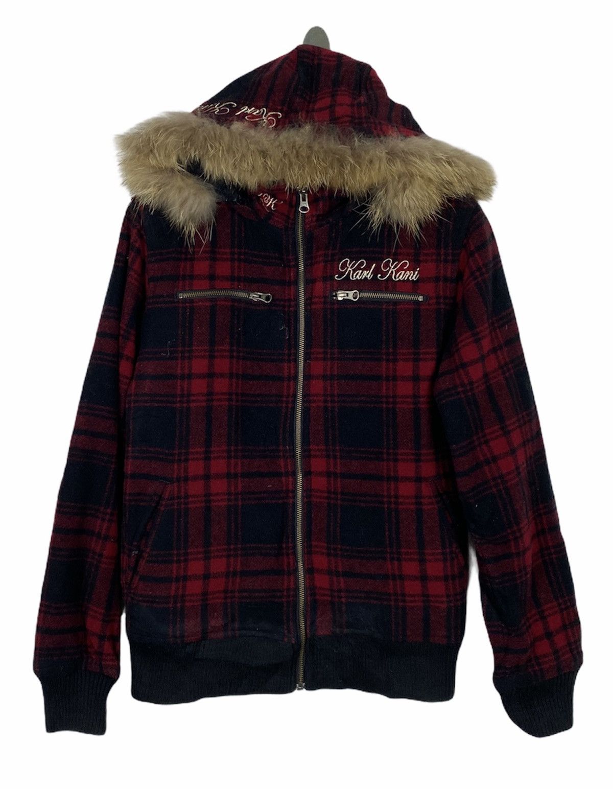 If Six Was Nine × Karl Kani HOODIE FUR JACKET BY KARL KANI TRAVIS KANYE STYLE Size US S / EU 44-46 / 1 - 1 Thumbnail