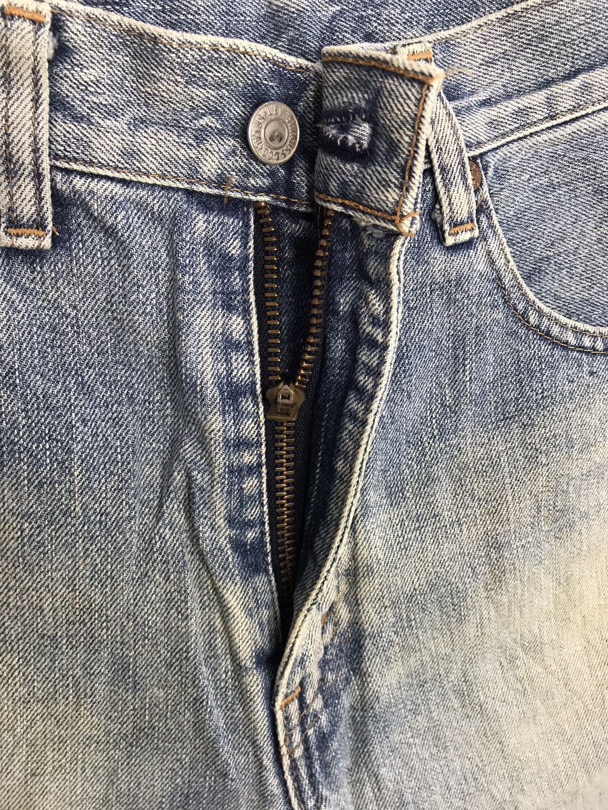Levi's × Levi's Vintage Clothing Selvedge Levi's 502 Japan Big E Denim Crop Shorts Pants Size US 30 / EU 46 - 5 Thumbnail