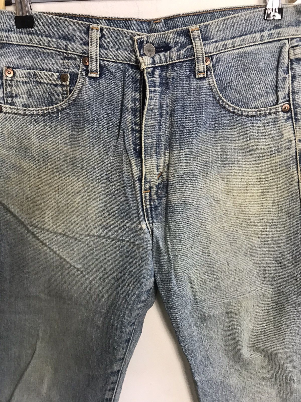 Levi's × Levi's Vintage Clothing Selvedge Levi's 502 Japan Big E Denim Crop Shorts Pants Size US 30 / EU 46 - 3 Thumbnail