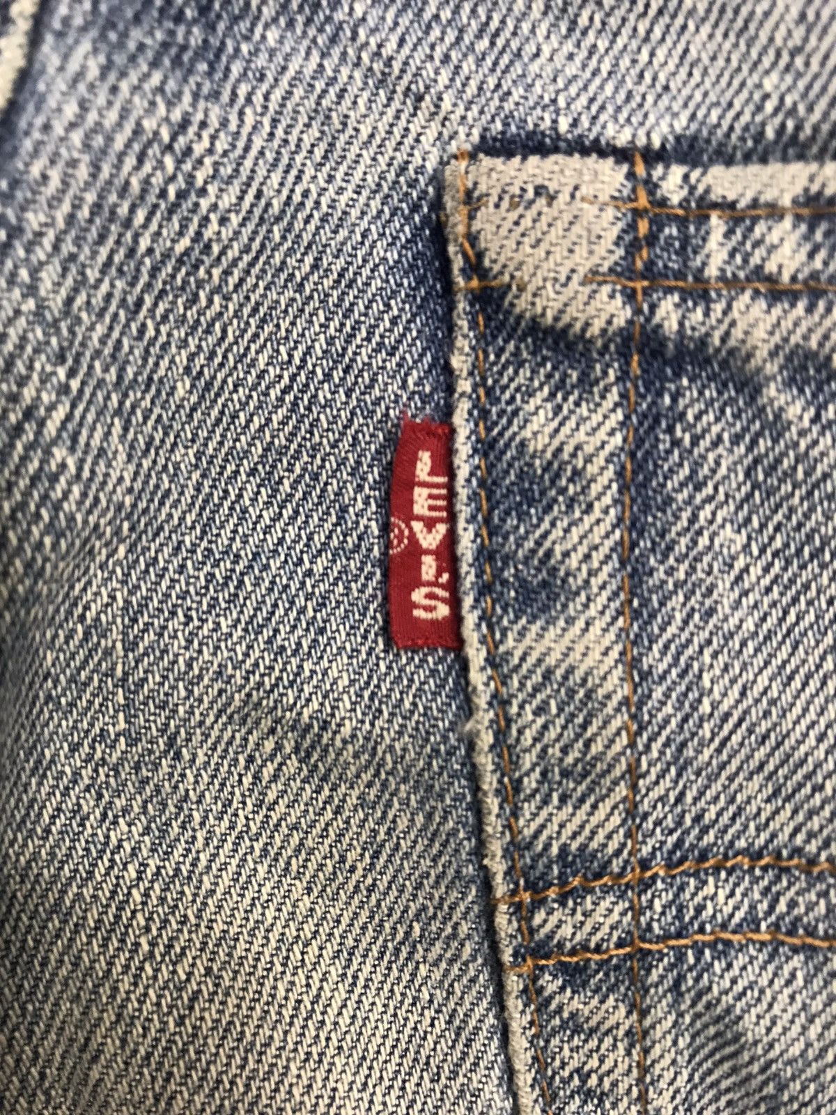 Levi's × Levi's Vintage Clothing Selvedge Levi's 502 Japan Big E Denim Crop Shorts Pants Size US 30 / EU 46 - 11 Thumbnail