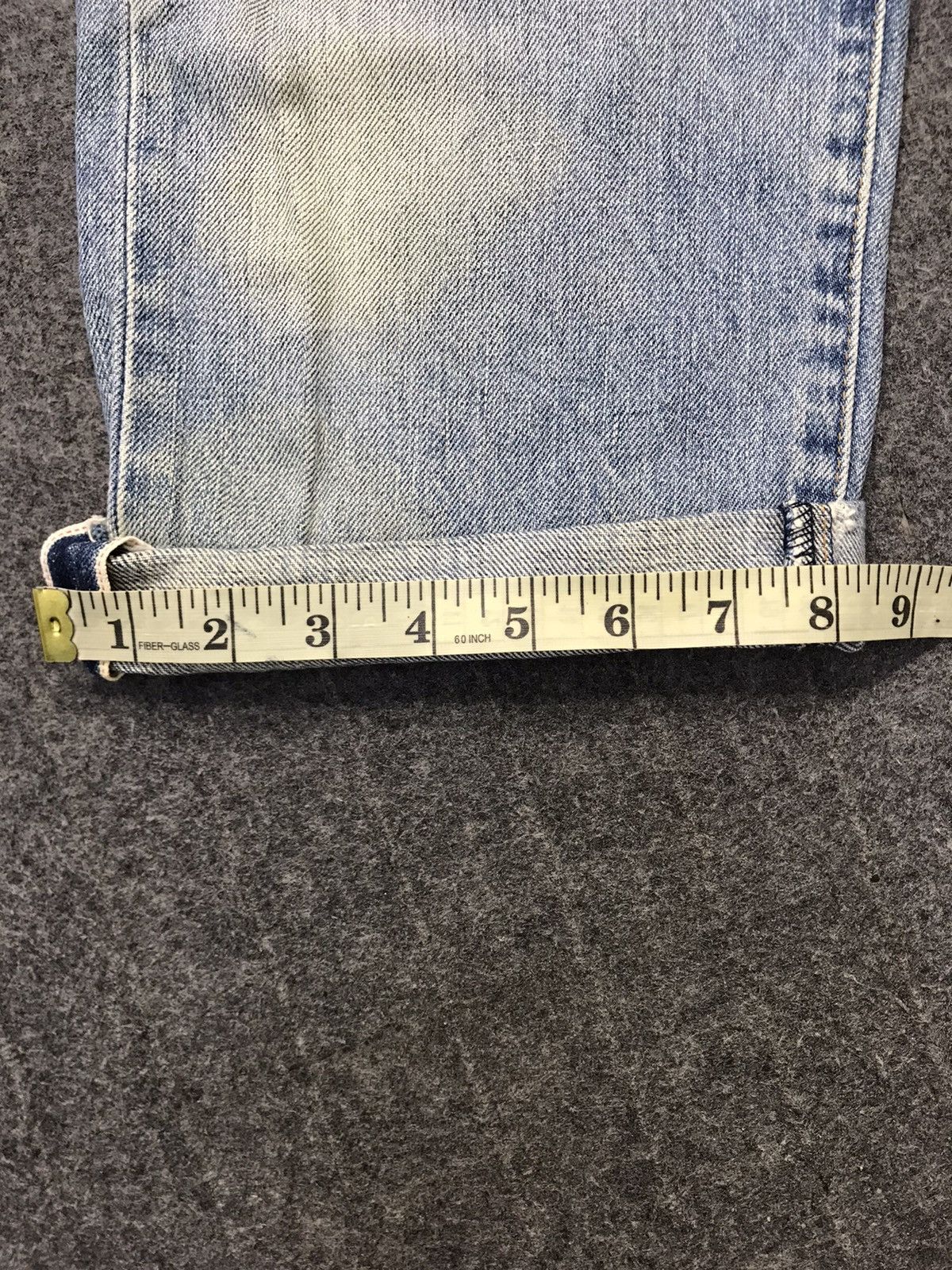 Levi's × Levi's Vintage Clothing Selvedge Levi's 502 Japan Big E Denim Crop Shorts Pants Size US 30 / EU 46 - 15 Thumbnail