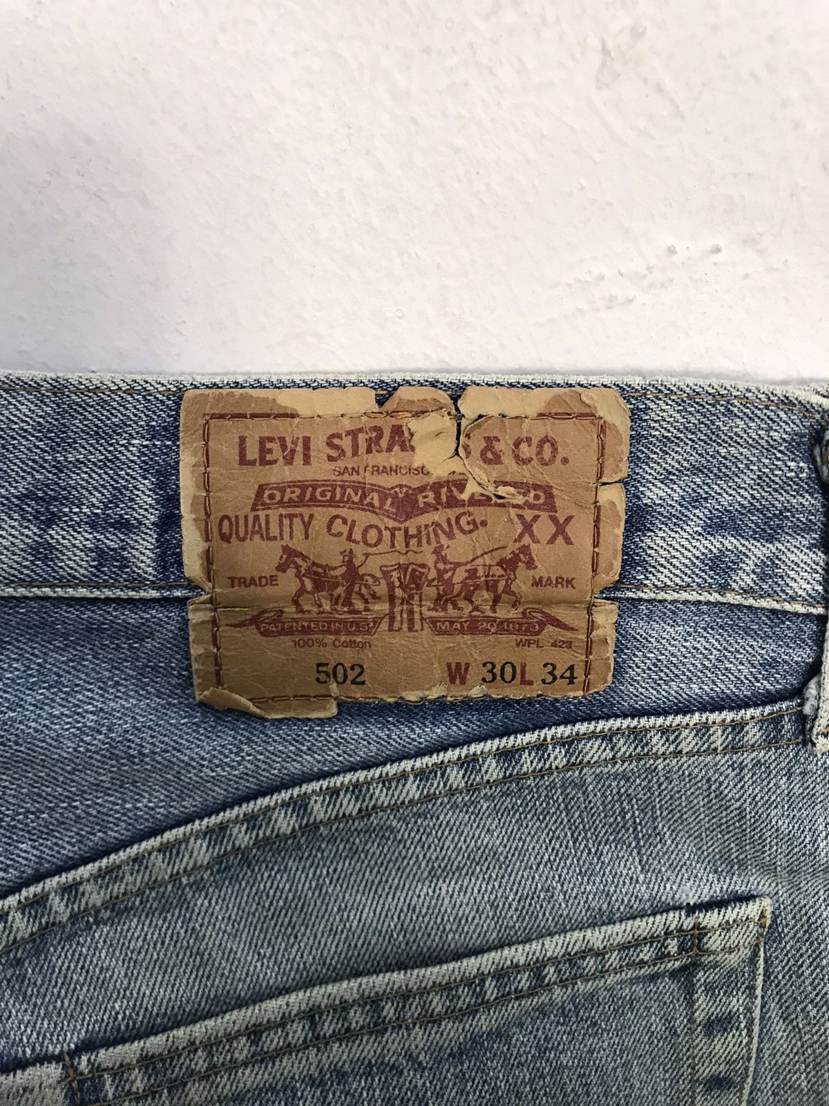 Levi's × Levi's Vintage Clothing Selvedge Levi's 502 Japan Big E Denim Crop Shorts Pants Size US 30 / EU 46 - 7 Thumbnail